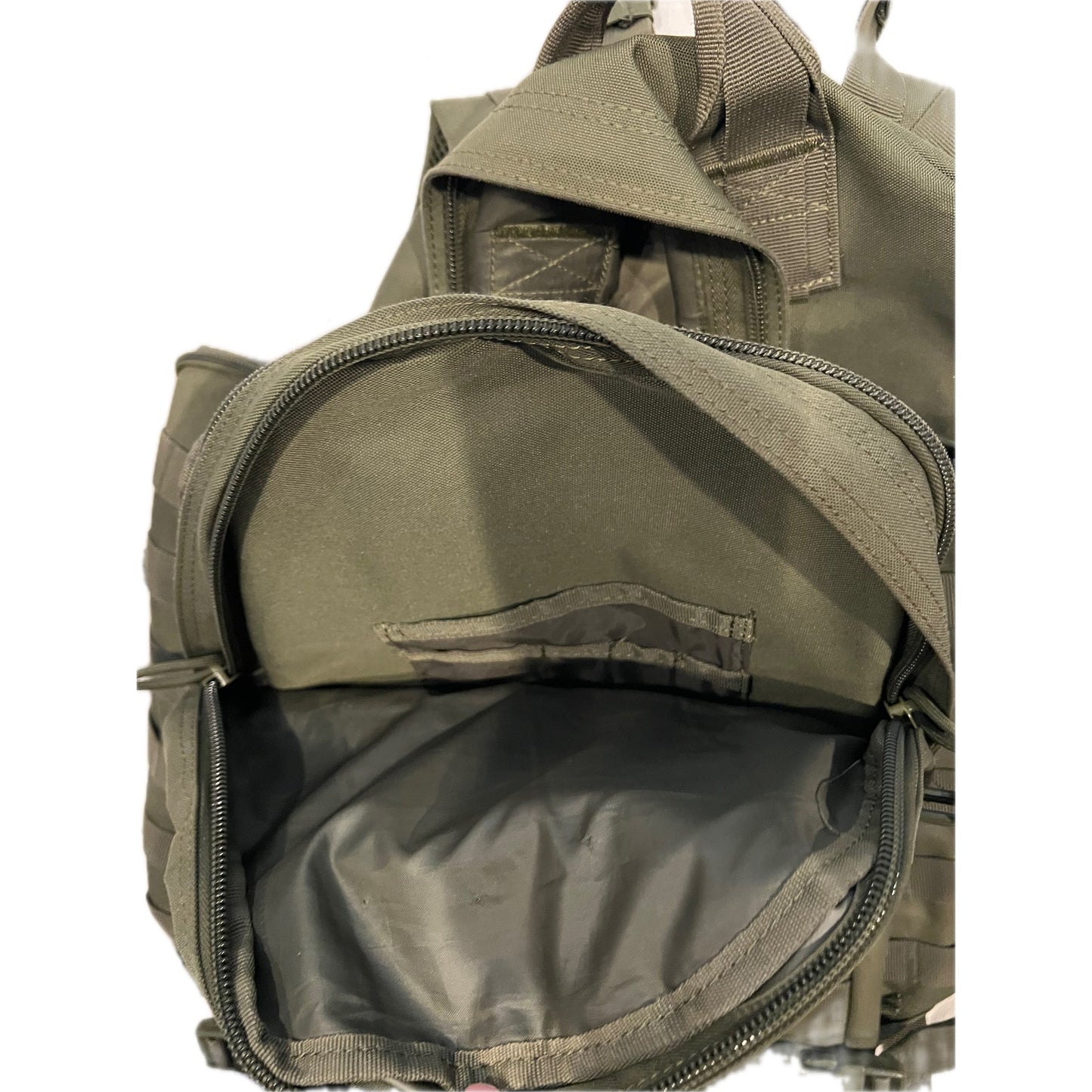 Highland Tactical Green Backlash Canvas Backpack XL