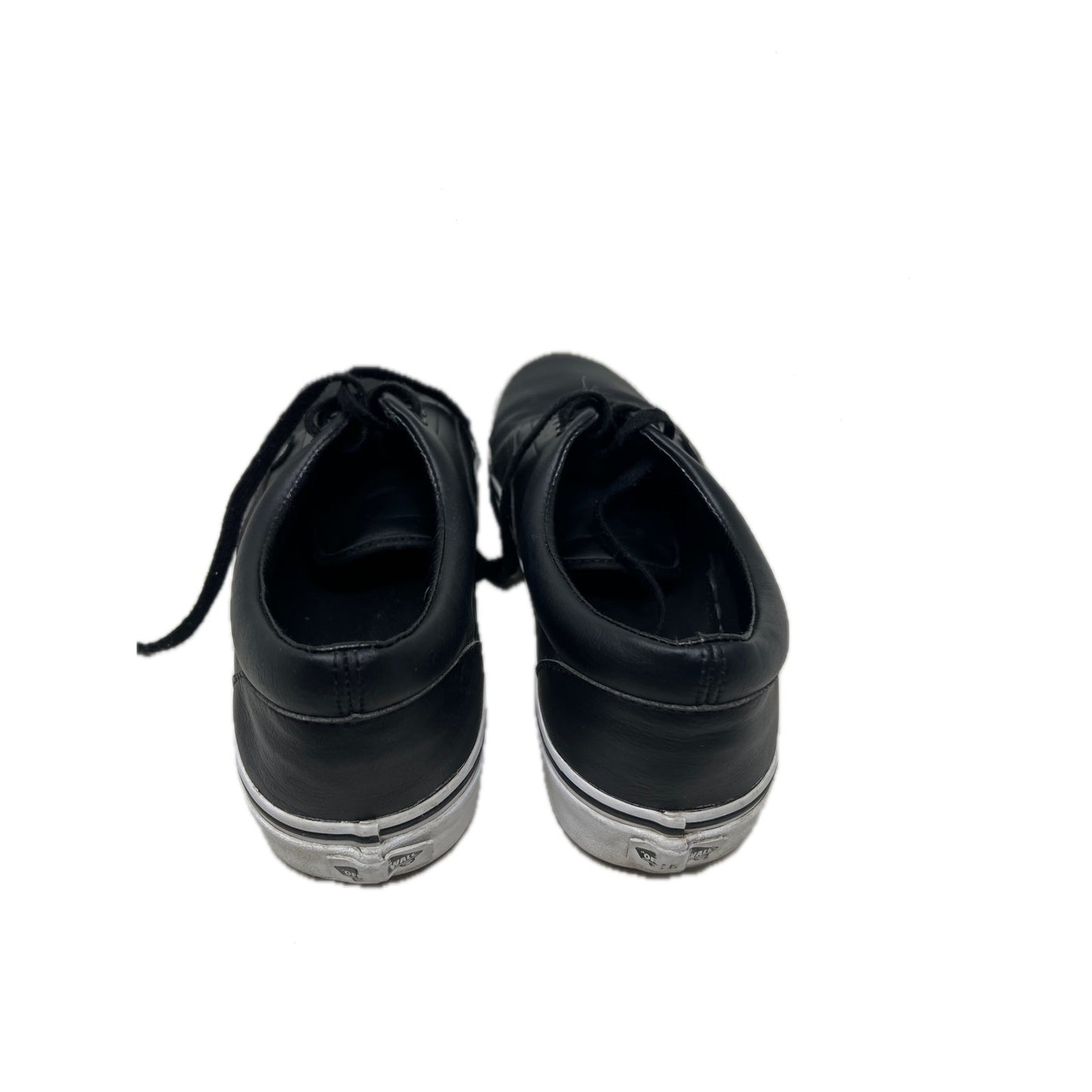 Vans Classic Tumble Era Sneakers Black Faux Leather Mens 9.5