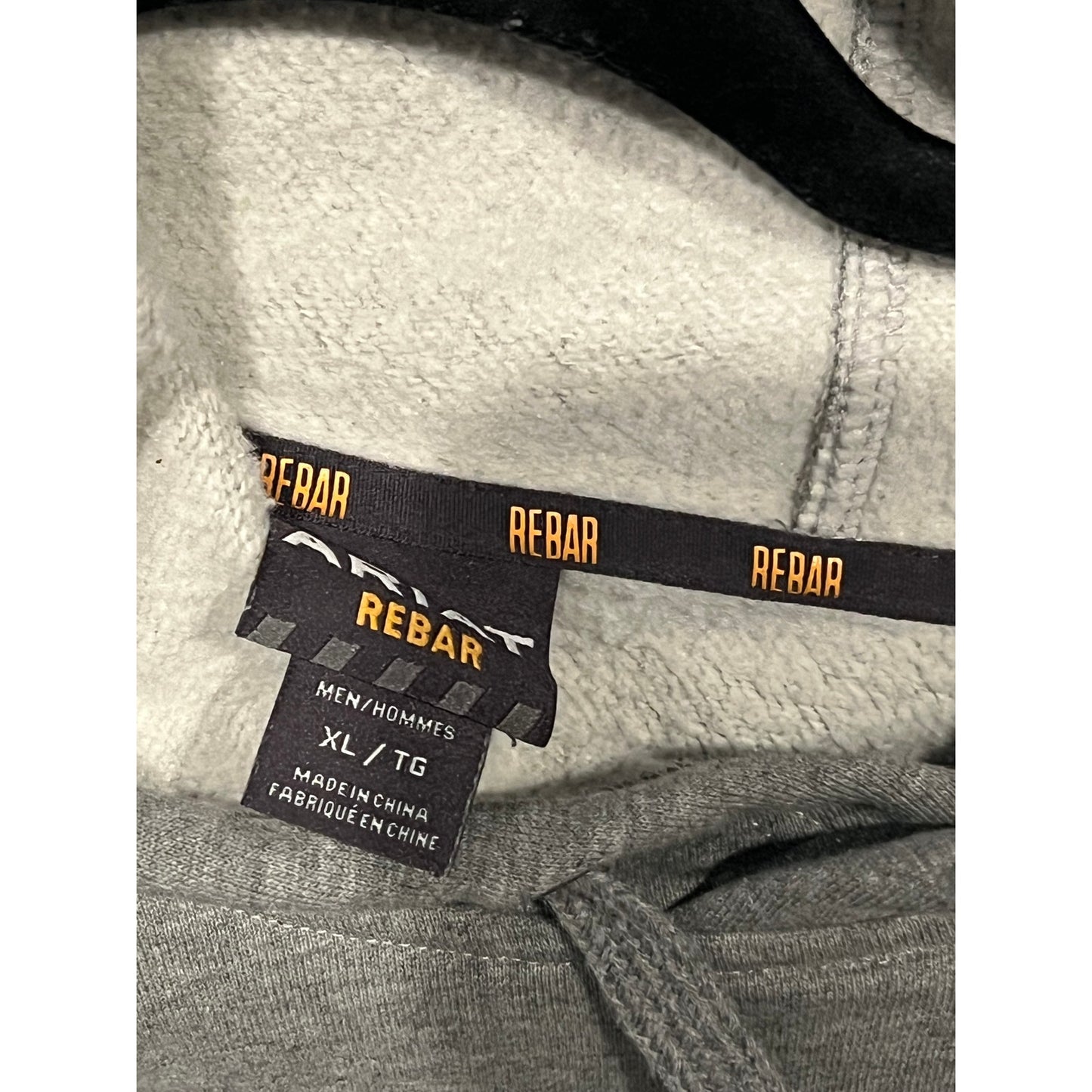 Ariat Rebar Gray Pullover Hoodie Mens XL