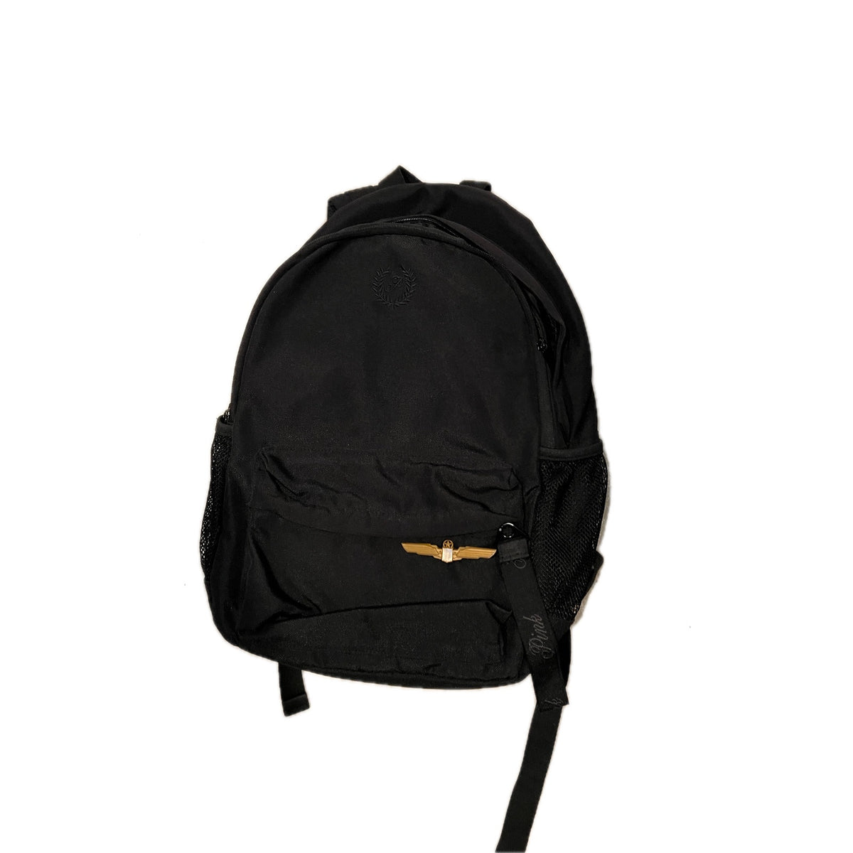 PINK Victoria's Secret Ivy Classic Canvas Backpack Black