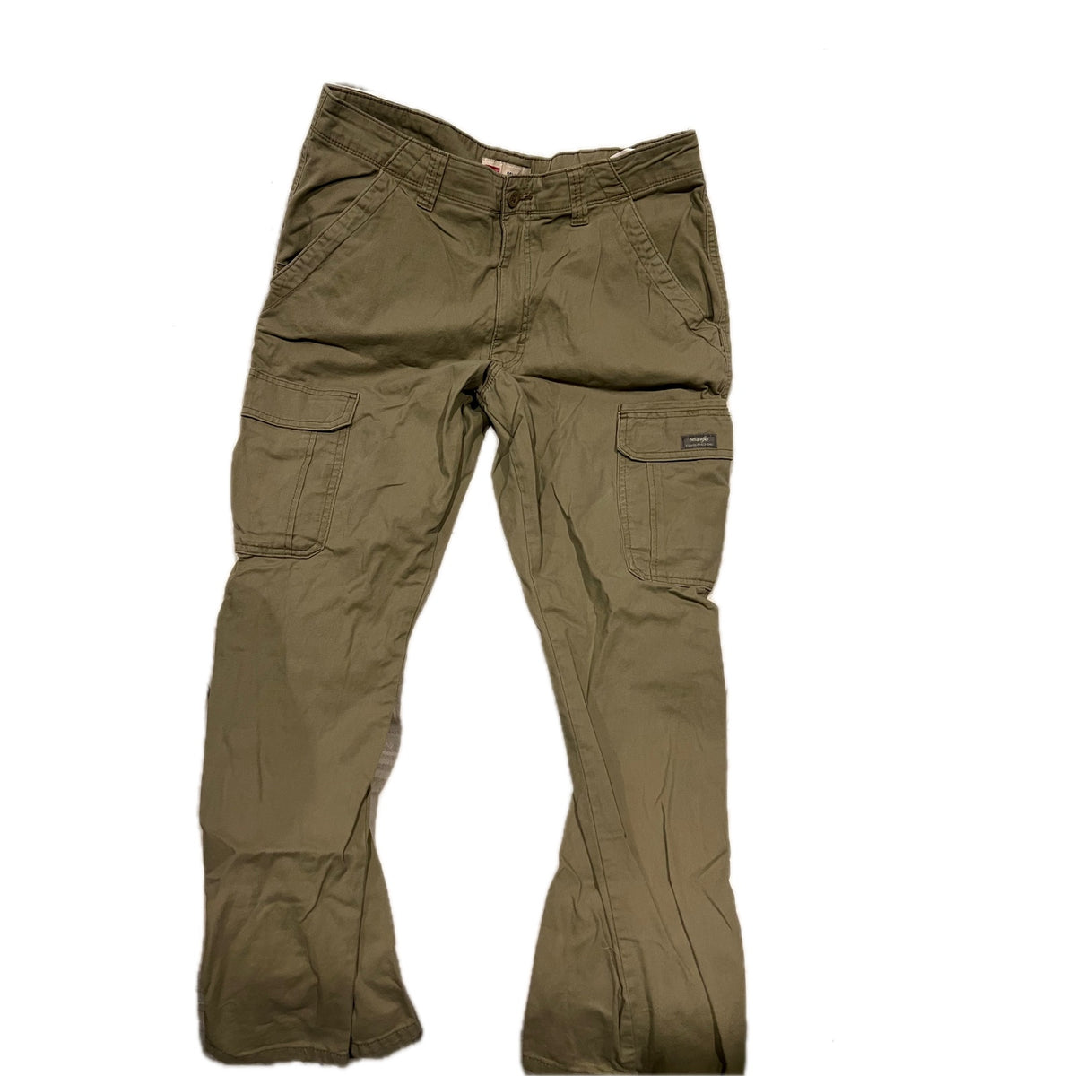 Wrangler Beige Relaxed Fit Cargo Pants Mens 34x30