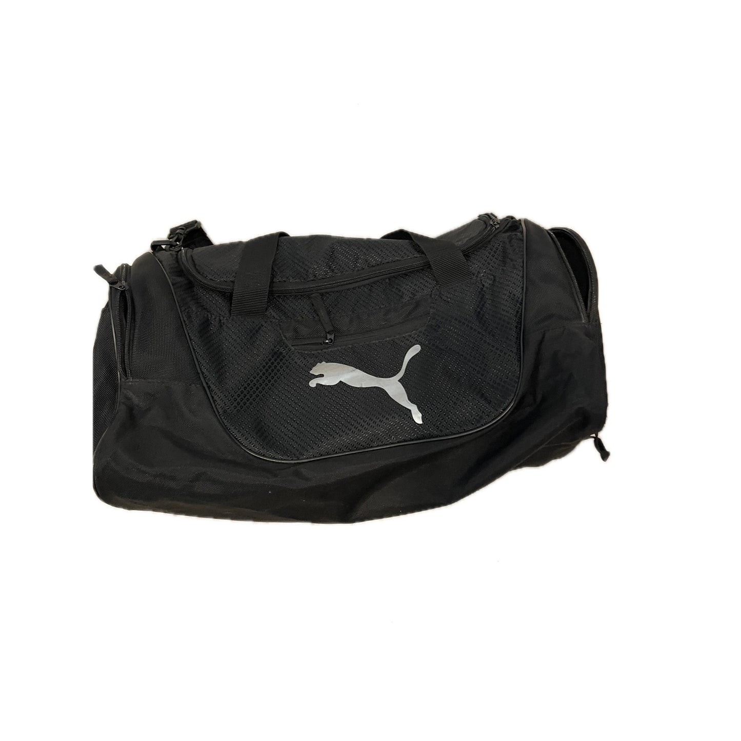 Puma Training Black White Duffel Bag 20"x10"x10"