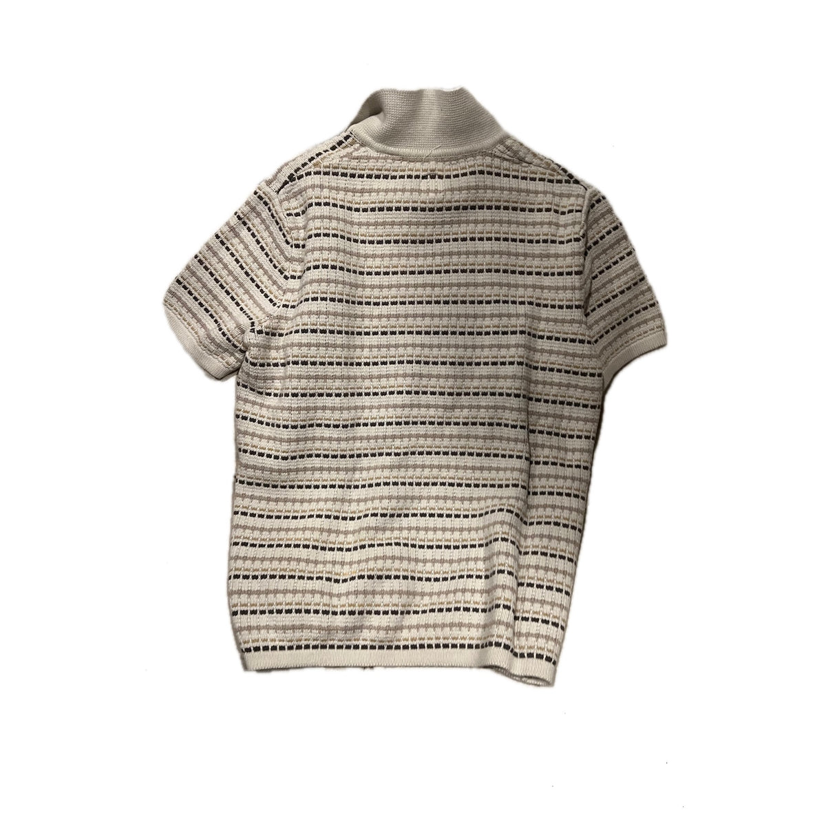 Common People Knit Sweater Polo Shirt Mens Large