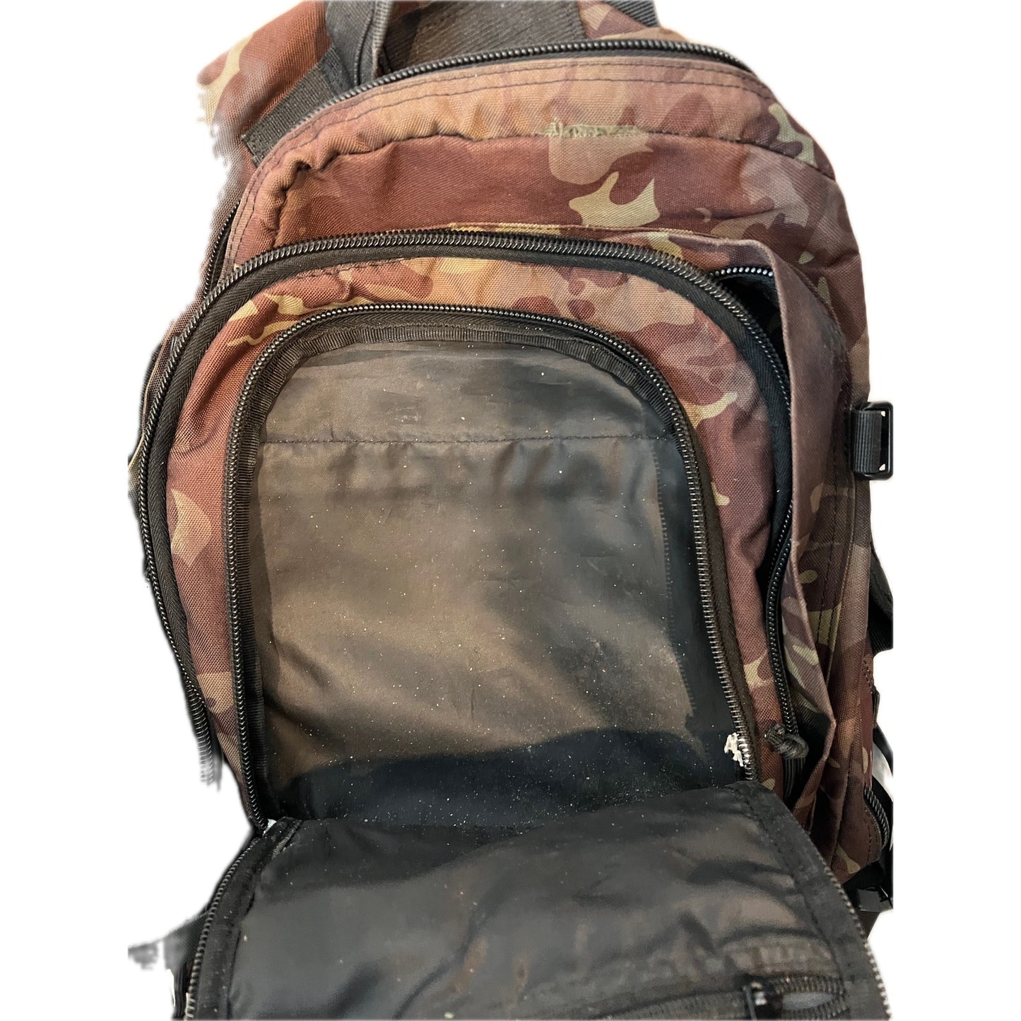 Highland Tactical Roger Sac à dos en toile XL noir marron camouflage