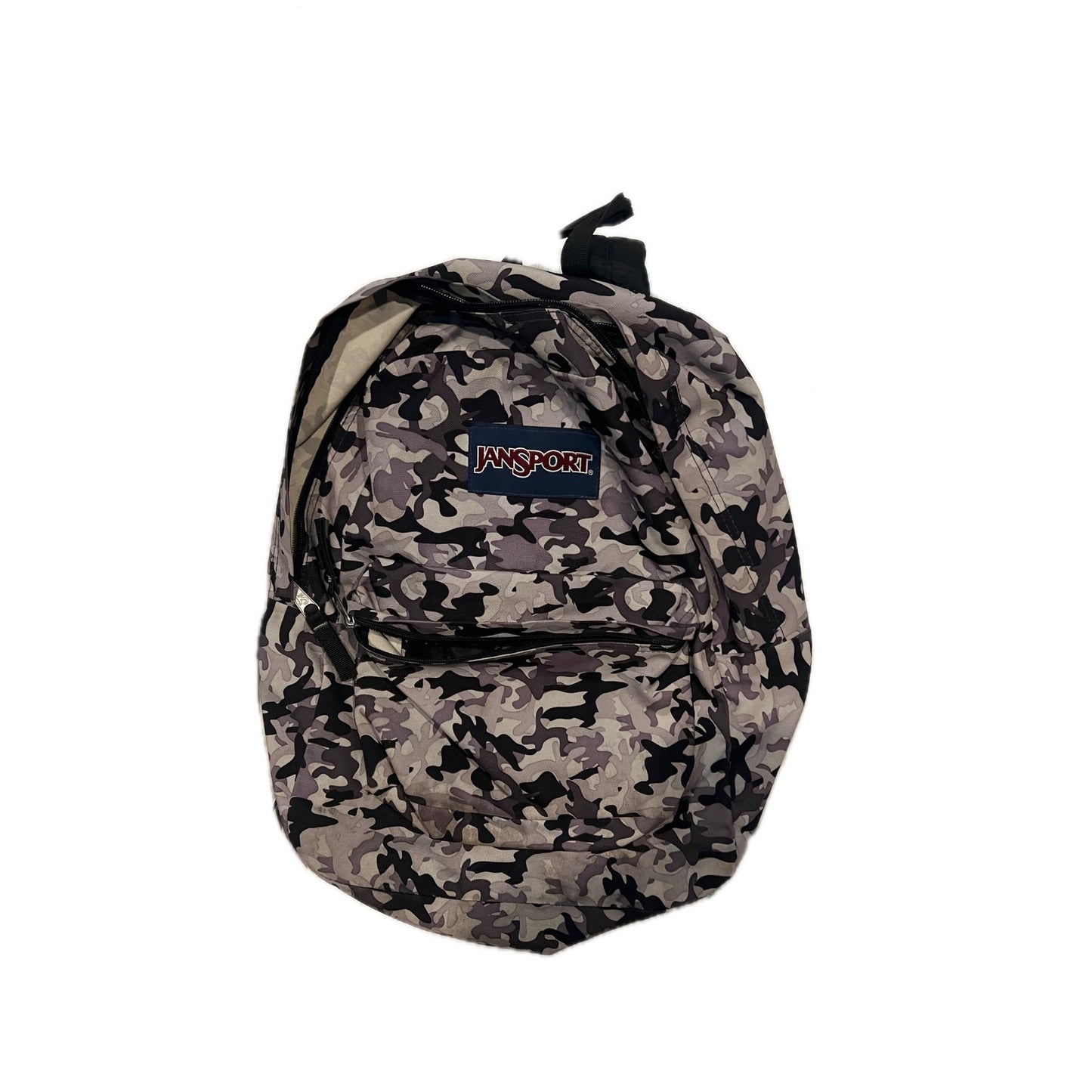 JanSport Superbreak One Gray Black Camo Daily Backpack