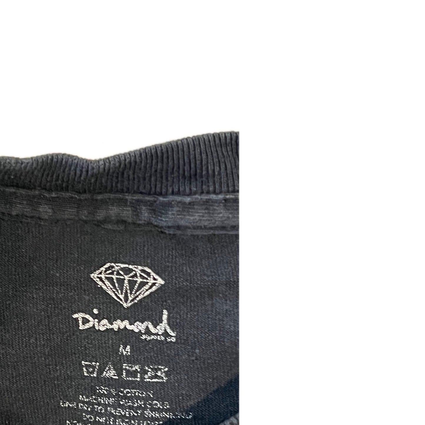 Camiseta Negra para Hombre Diamond Supply Co Talla M