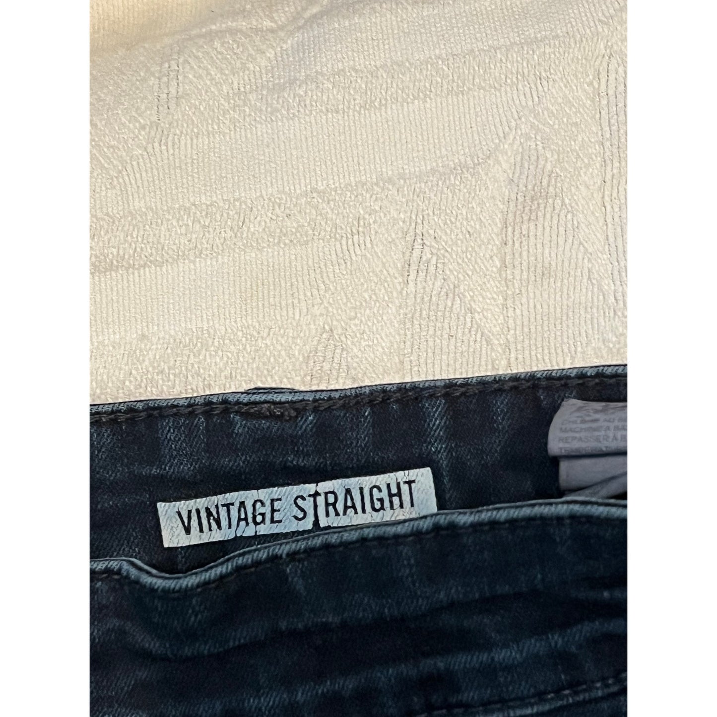 Nautica Vintage Straight Black Jeans Mens 40x32