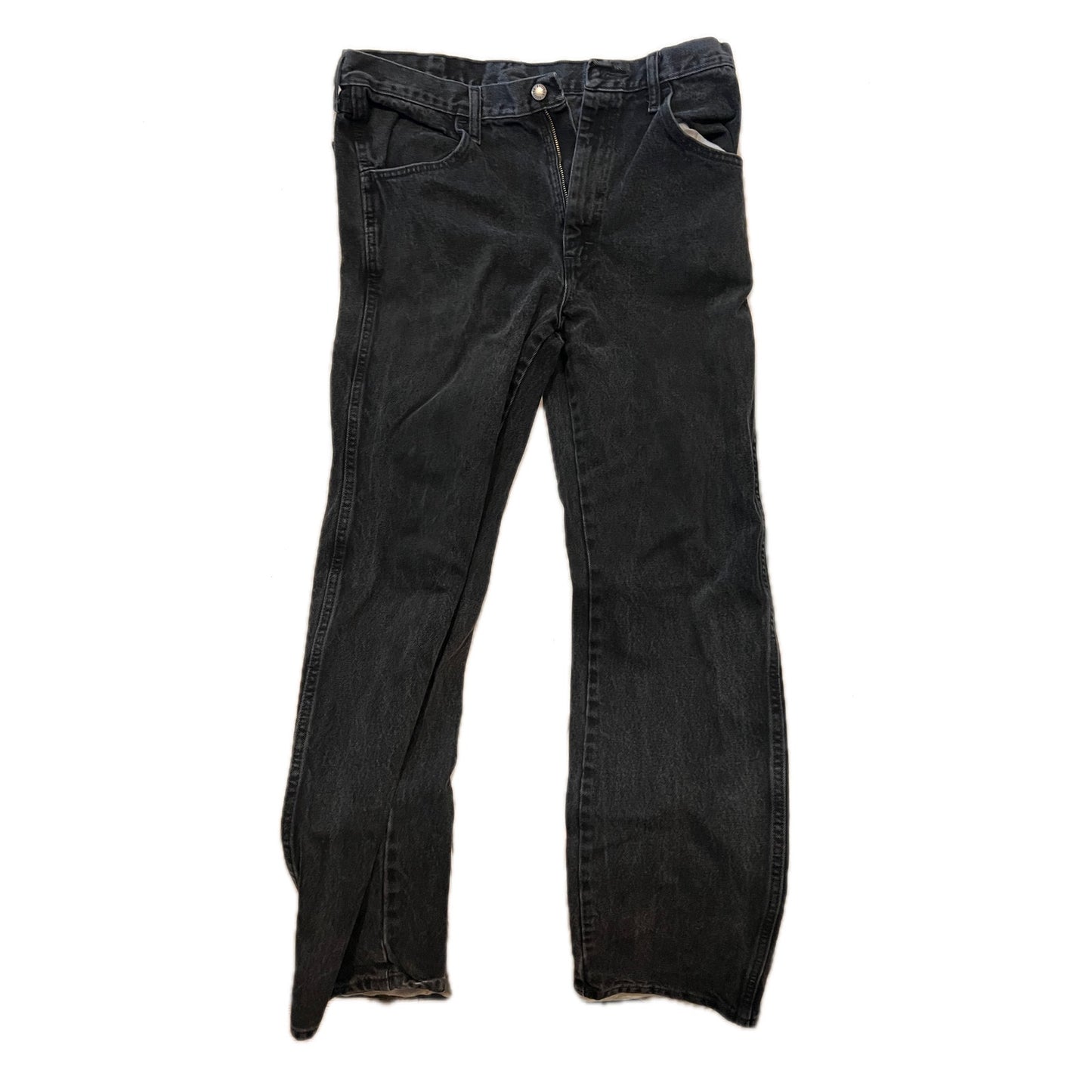 Jean droit noir Rustler, homme 34x34