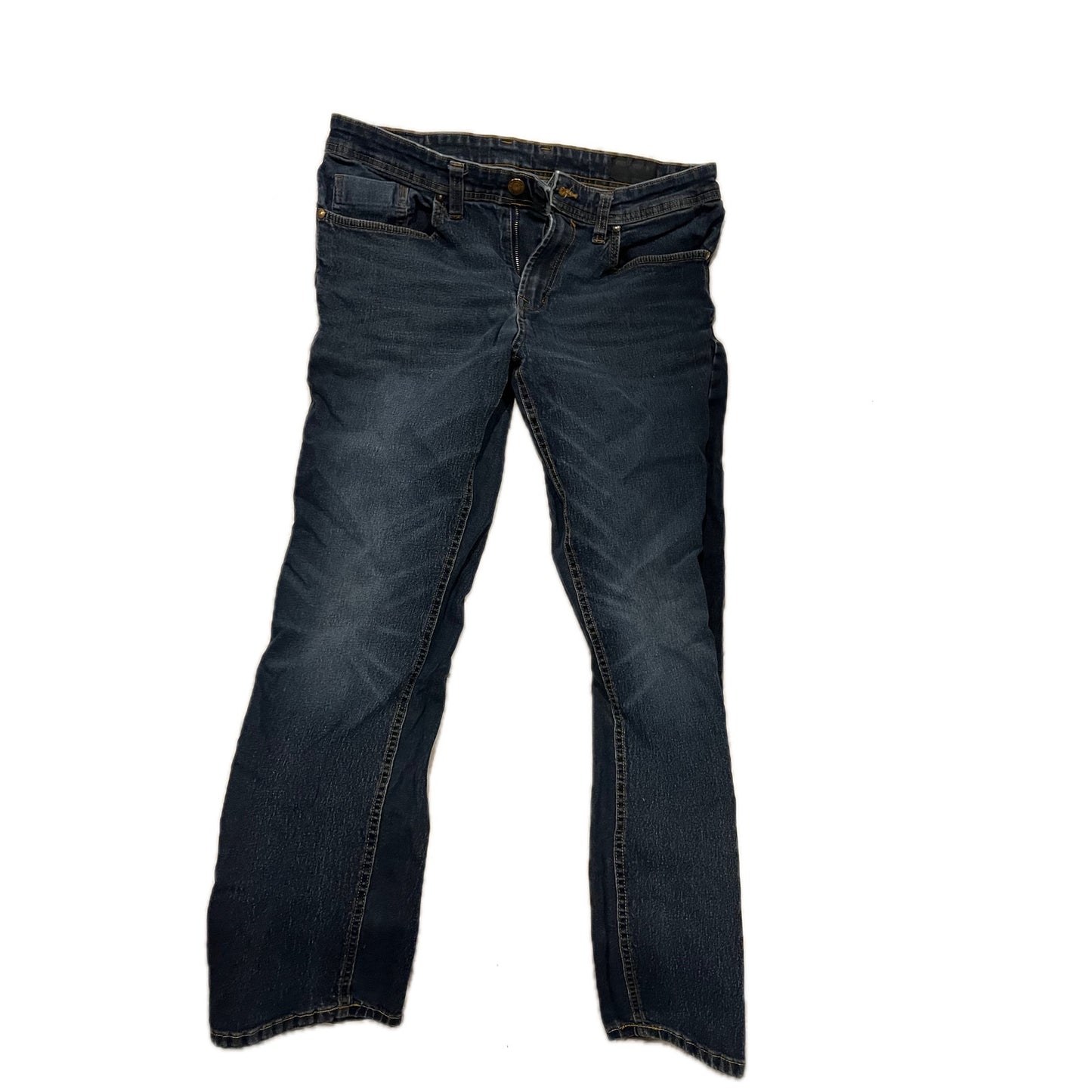 Buffalo David Bitton Slim Straight Blue Jeans Mens 32x32