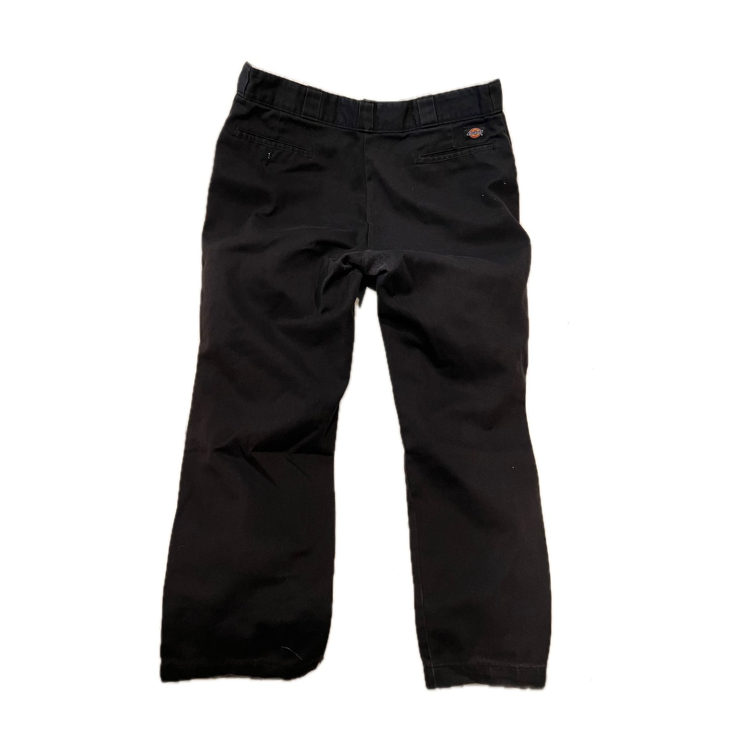 Dickies Original 874 Straight Black Chinos Mens 38x30