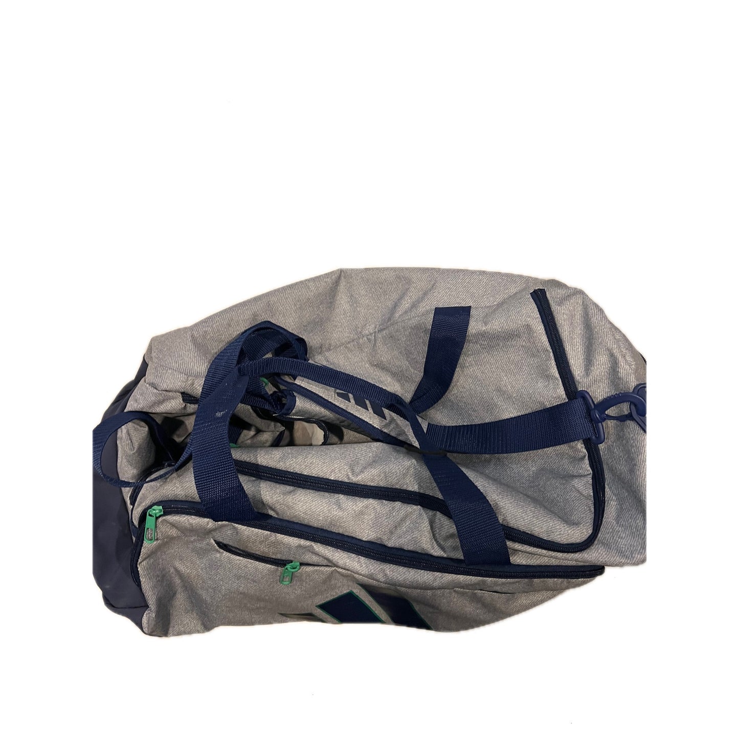 Bolsa de lona Adidas Defender mediana 51x30x25 cm azul gris