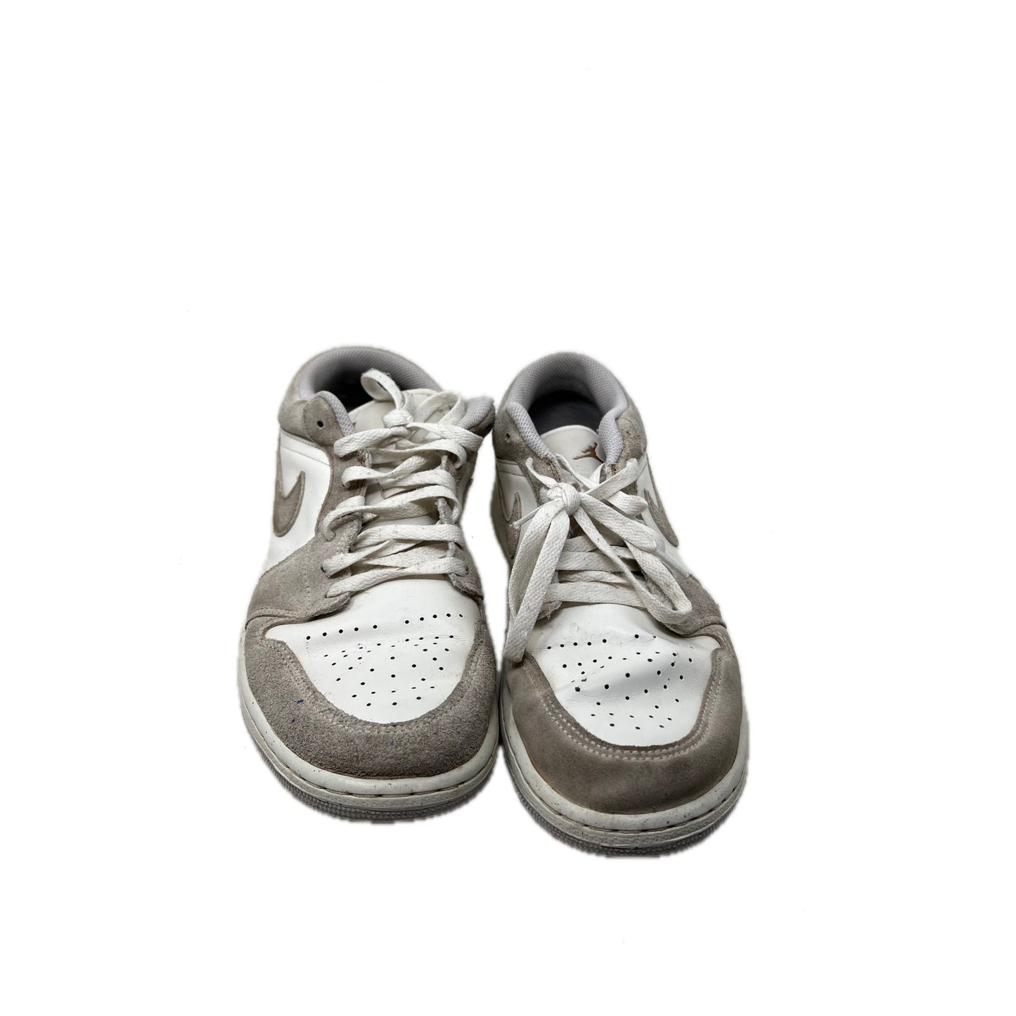 Nike Jordan 1 Low Gris Crème Blanc Homme 11