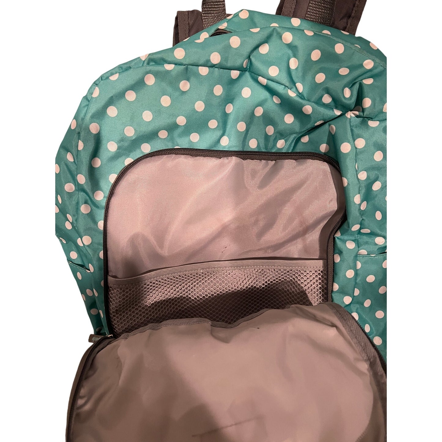 Eastsport Unisex Fashion Lifestyle Backpack, Turquoise Dots