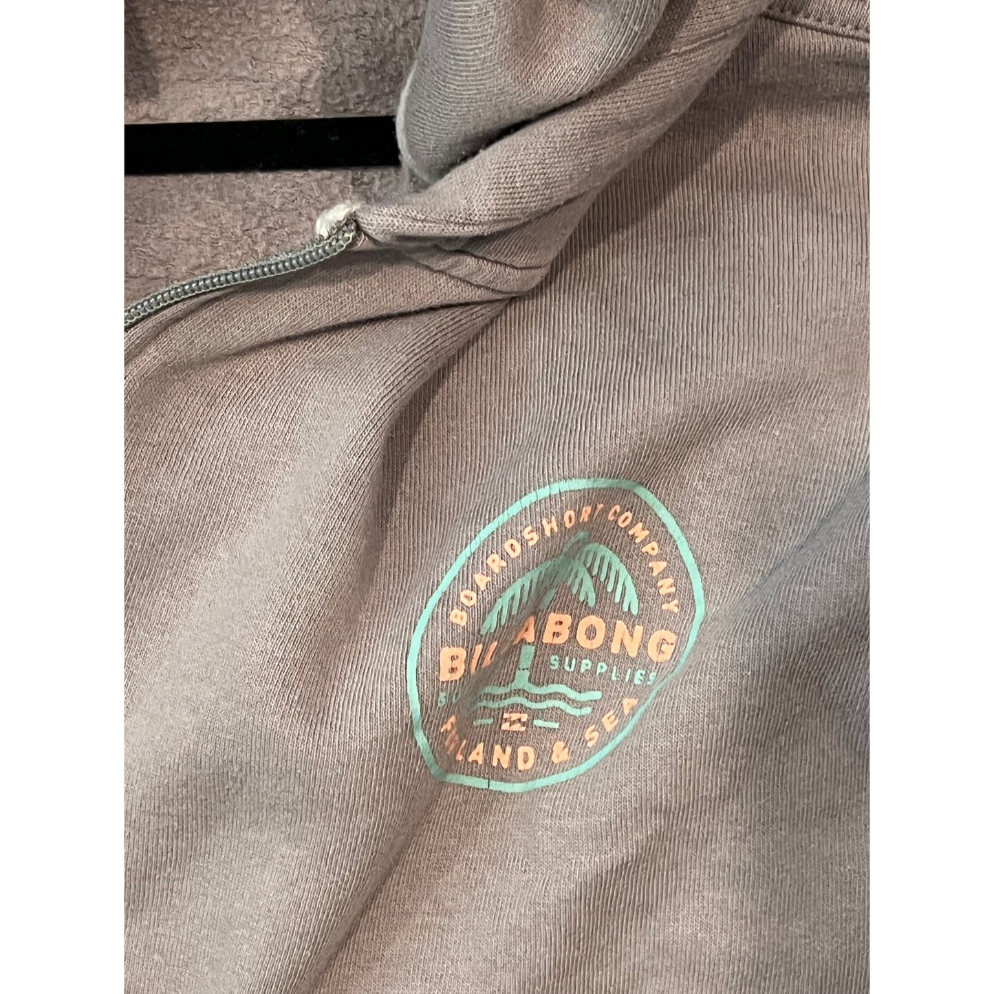 Billabong Heavy Weight Black Full Zip Hoodie - Size XL