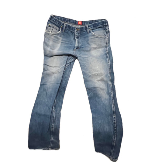 Wrangler Slim Fit Leg Blue 36 MWZ Jeans Mens 40x34