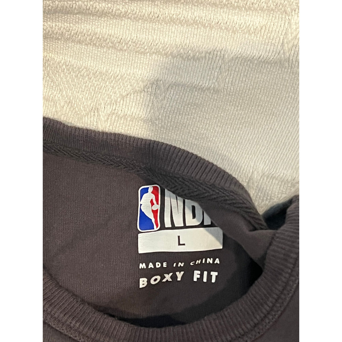 NBA Boxy Fit Brown Rust T-Shirt Mens Large