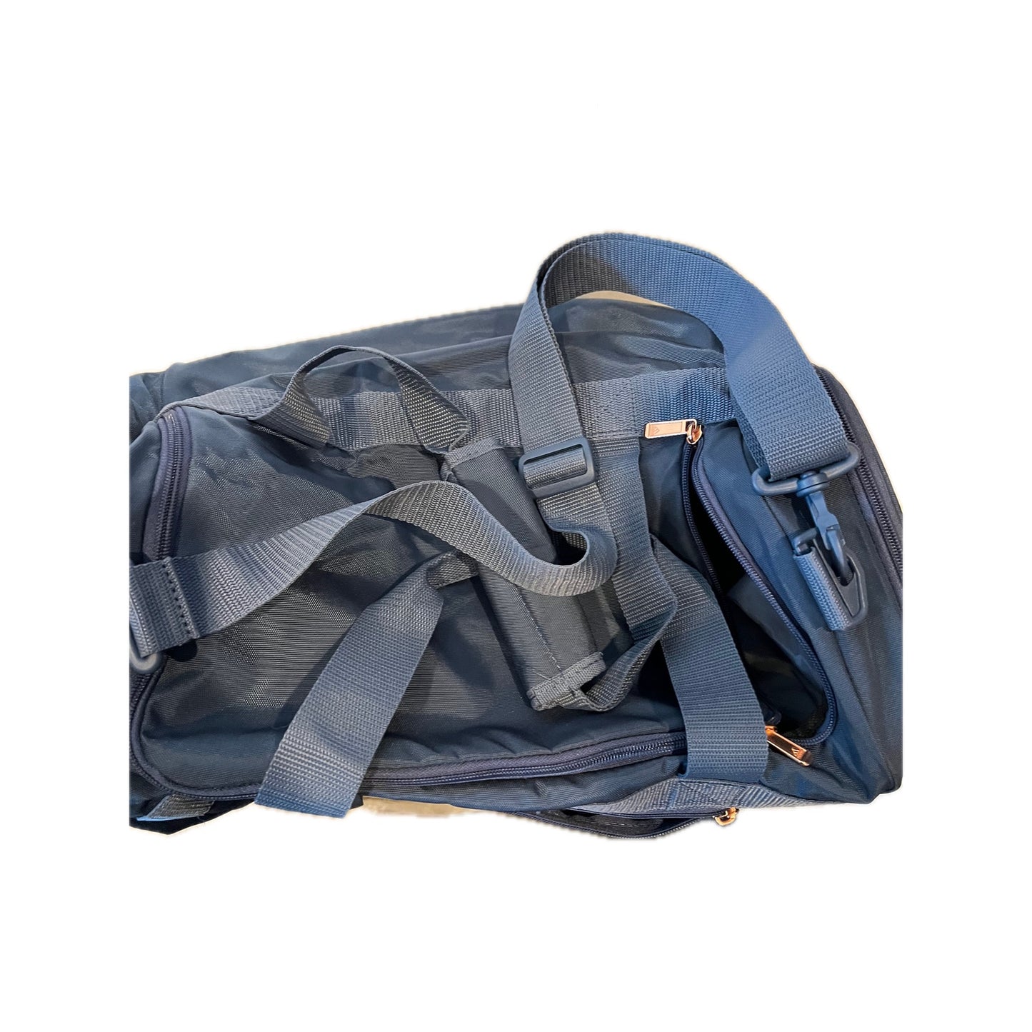 Adidas Defender Medium 20"x12"x10" Blue Duffel Gym Bag