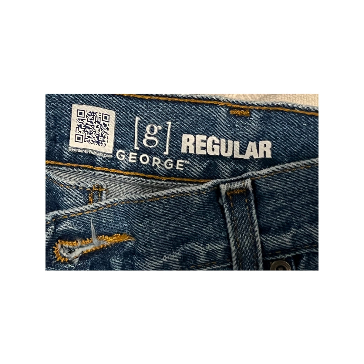 George Straight Fit Jeans Mens 36x30