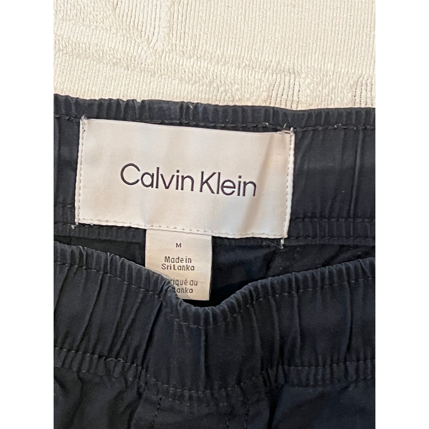Calvin Klein Black Cargo Jogger Pants Mens M