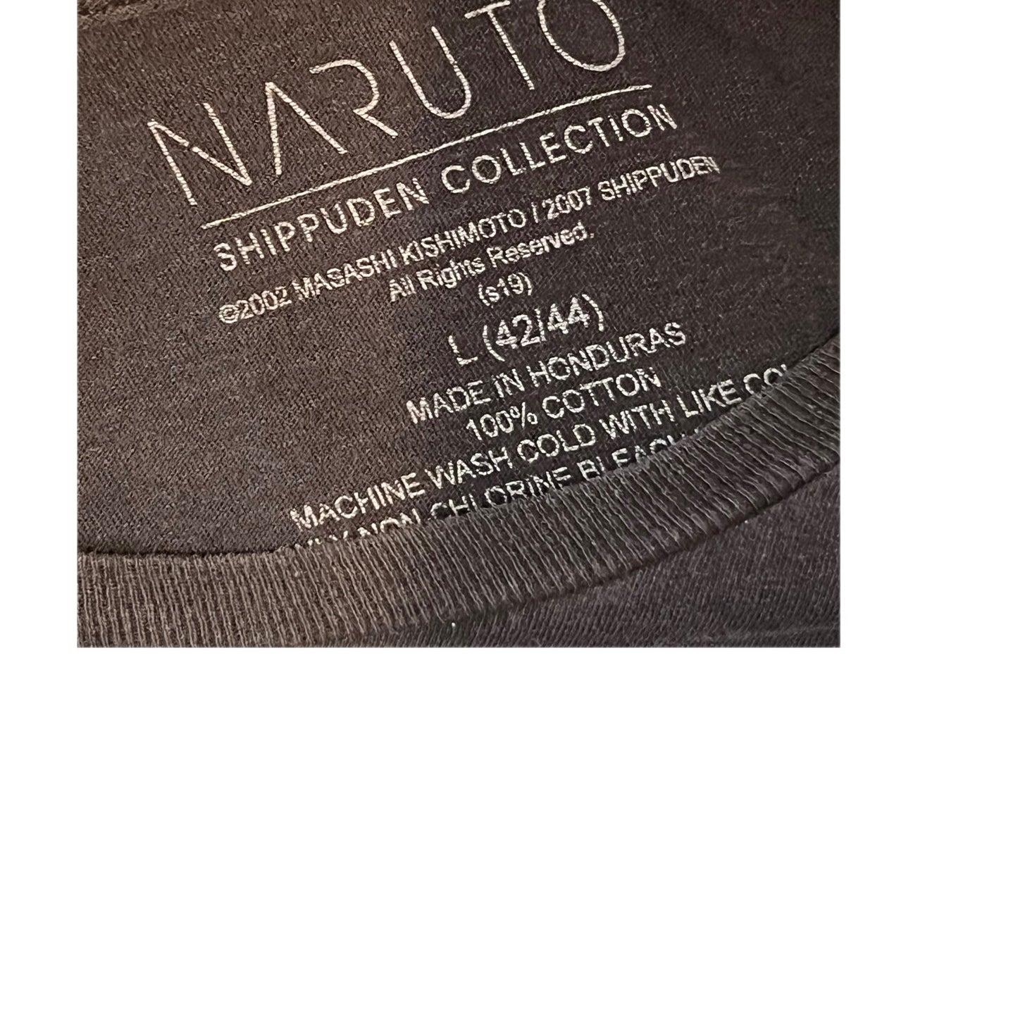 Naruto Shippuden Kakashi Hatake Anime Manga T-Shirt Mens L