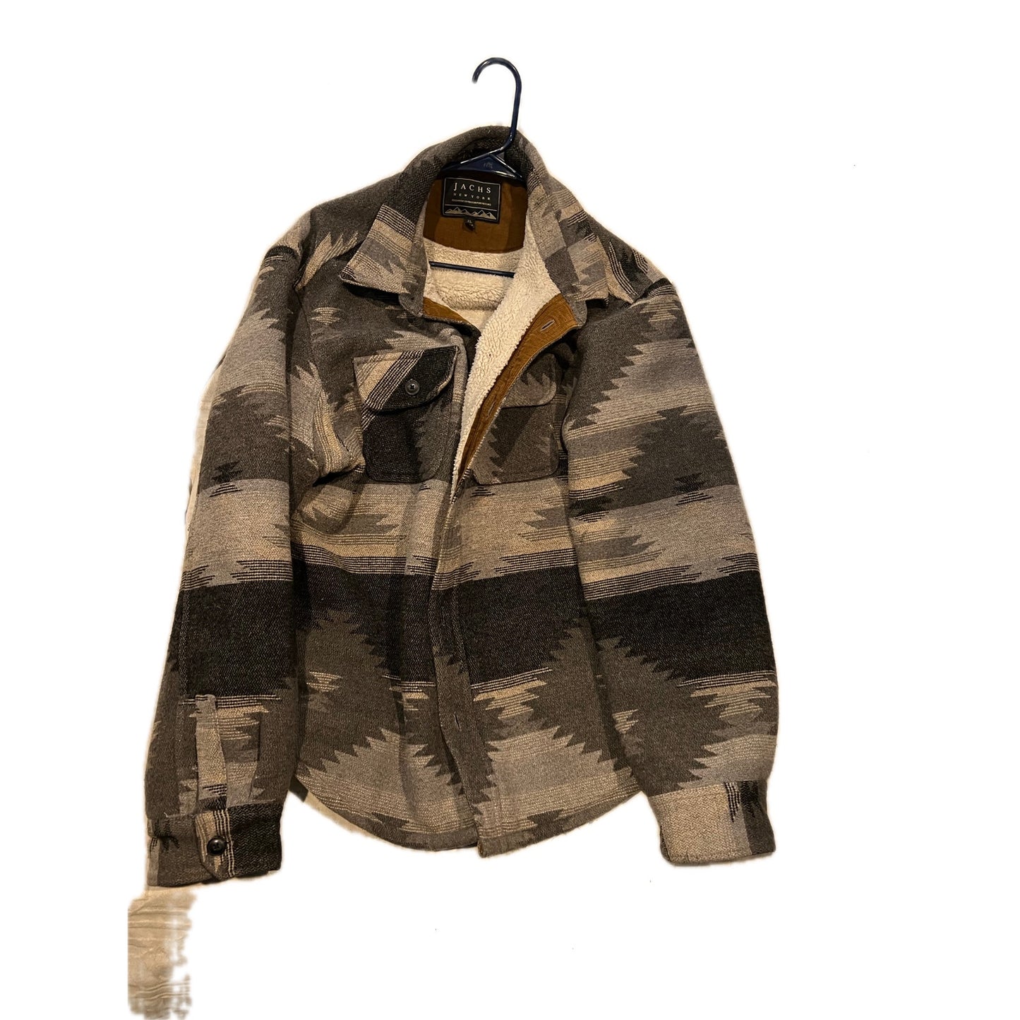 Chemise veste Jachs New York homme XL Sherpa Aztec mélange de polyester