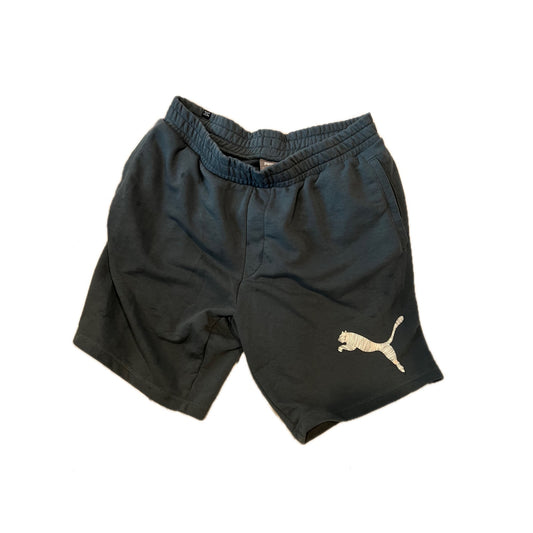 Puma Black Sweat Shorts Mens XL 8" Inseam