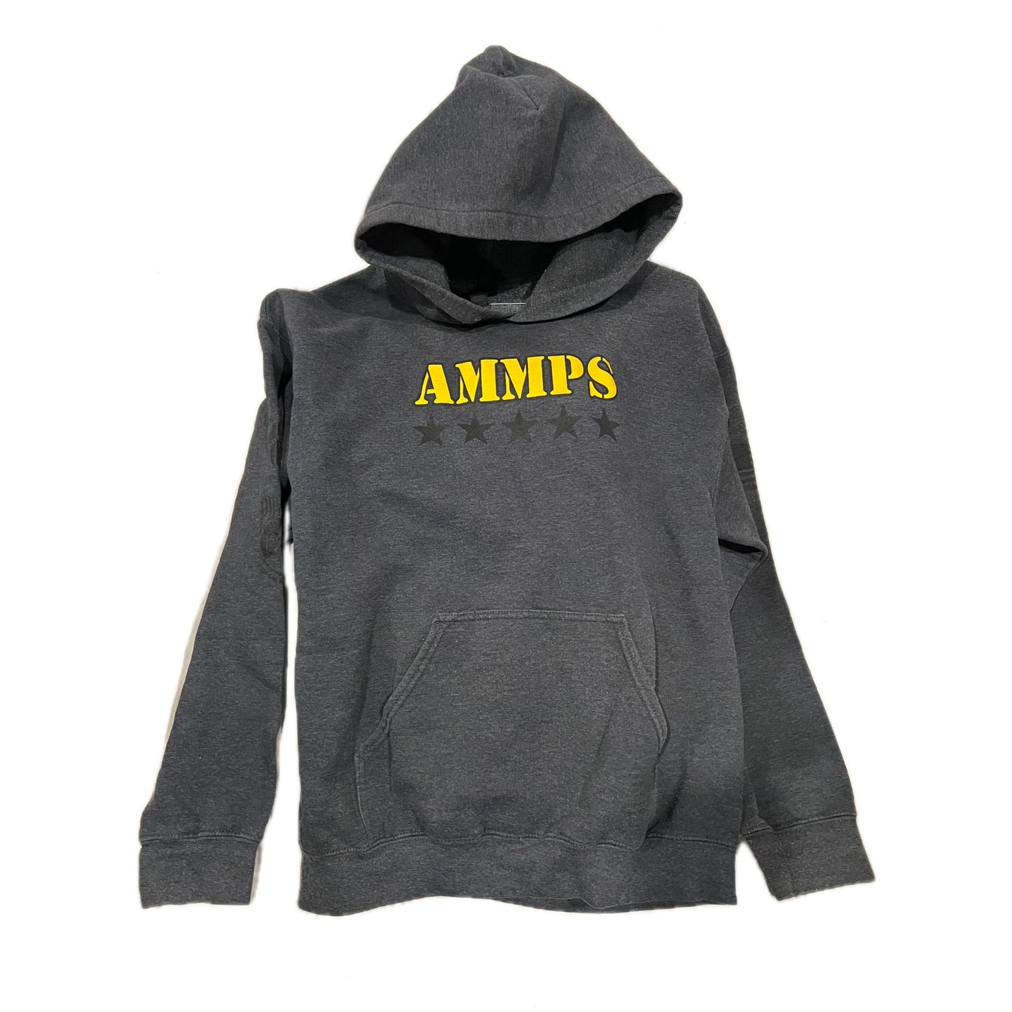 Sweat à capuche AMMPS gris anthracite pour homme, taille M