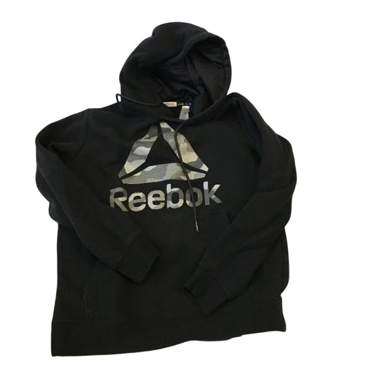 Reebok Black Hoodie Mens S