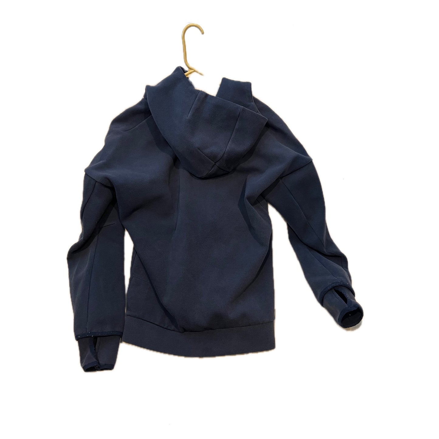 Veste à capuche zippée complète Adidas ZNE bleue pour homme taille M