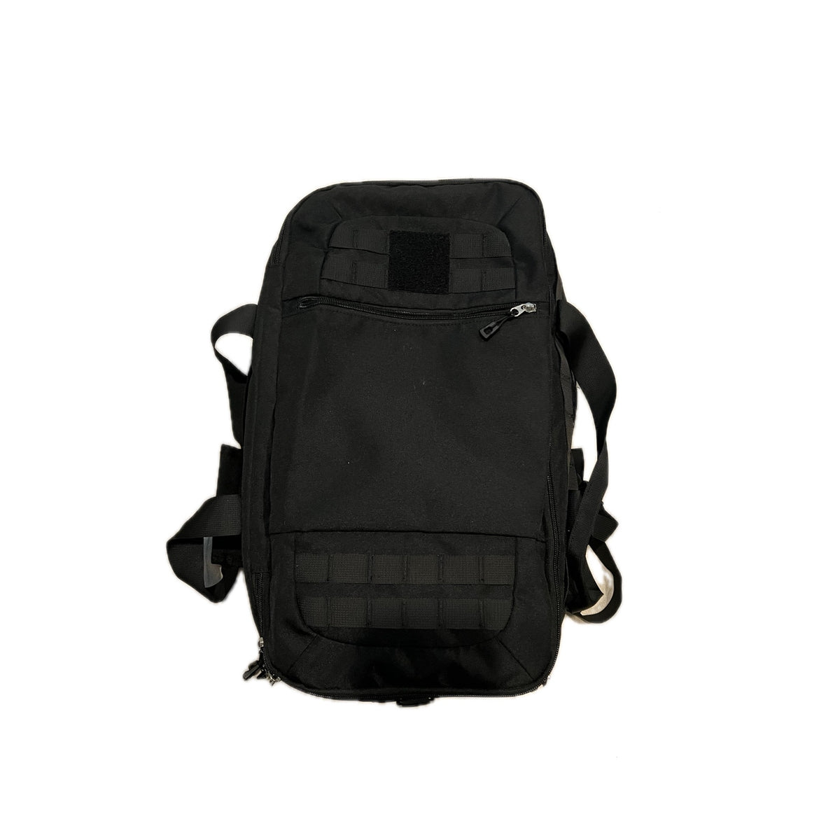 XL Tactical Canvas Black Backpack Duffel 22"x12"x10"