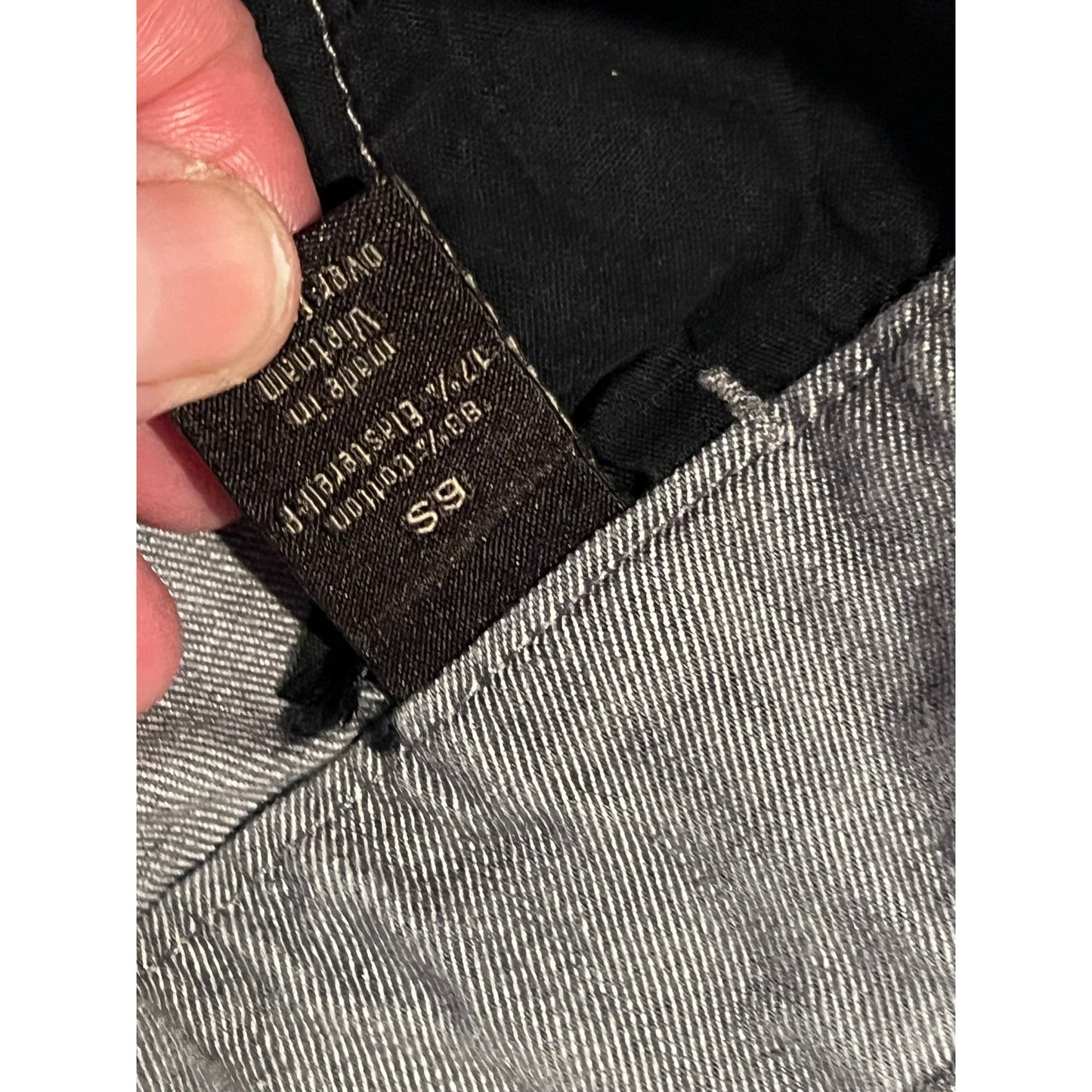 The Limited 678 Denim Gray Wide Leg Jeans Woman Size 6S