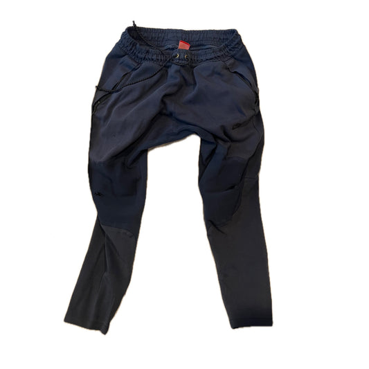 Nike Black Gray Cuffed Ankle Cargo Sweatpants Mens Size L