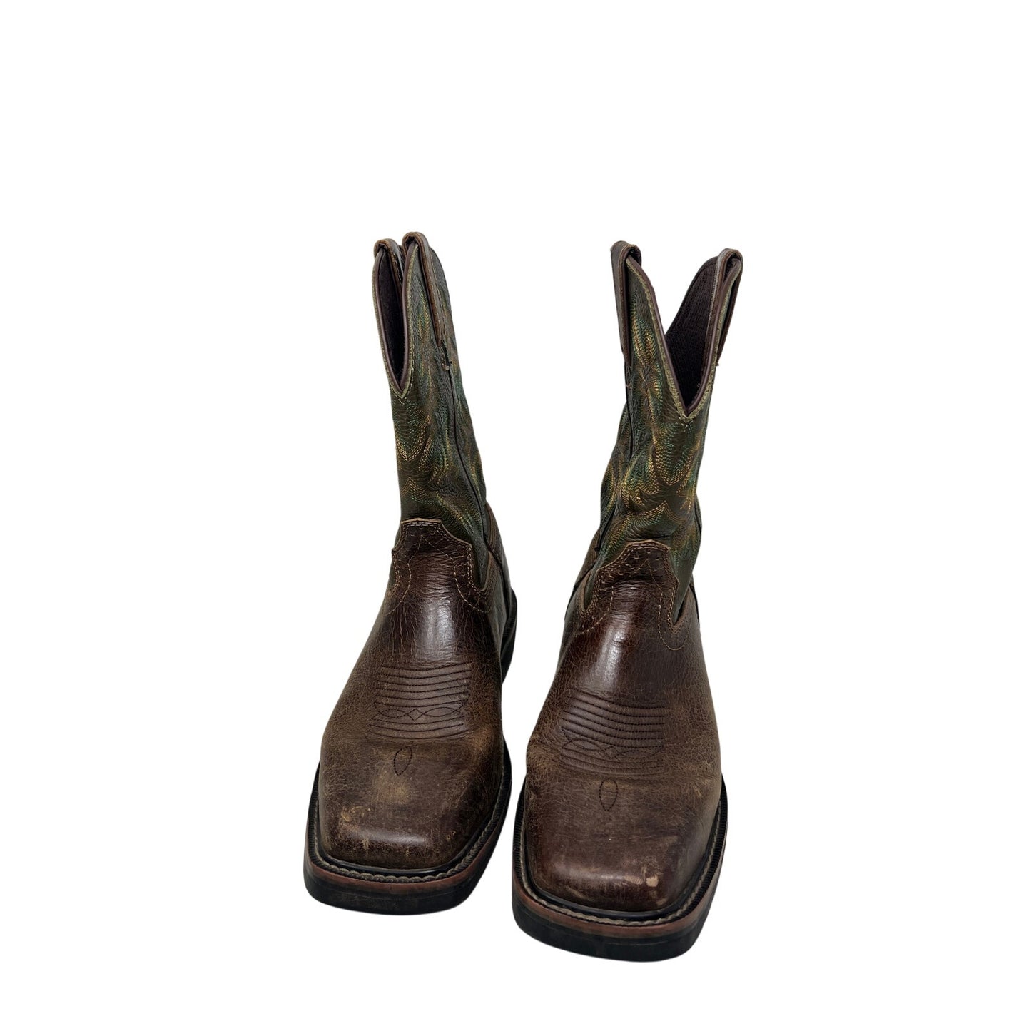 Justin Original Steel Toe Wellington Western Work Boots 12EE