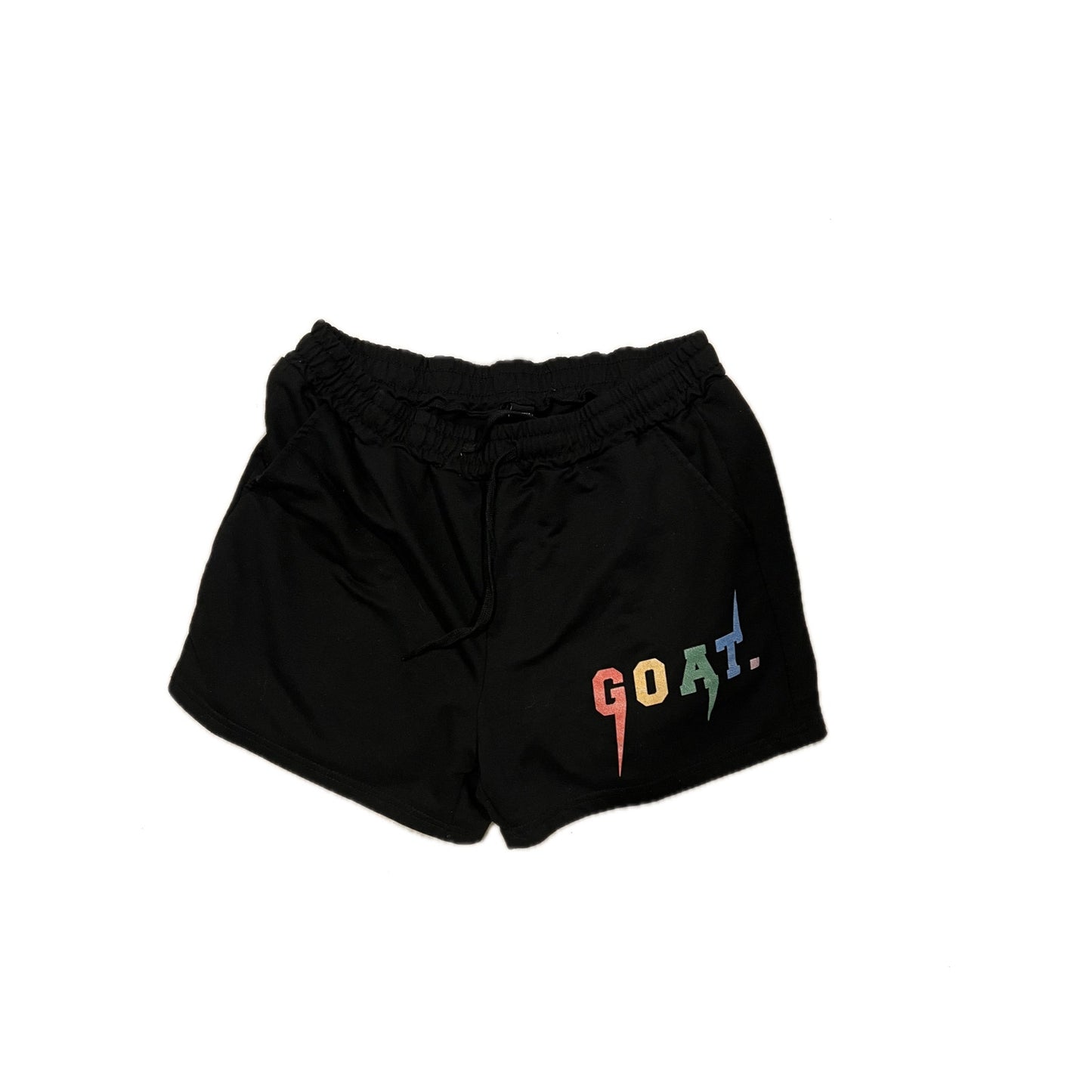 Manfinity GOAT Greatest of All Time Black Shorts Mens M