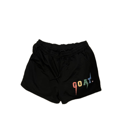 Manfinity GOAT Greatest of All Time Black Shorts Mens M
