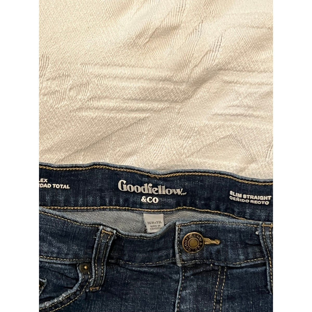 Goodfellow & Co Slim Straight Blue Jeans Mens 36x32