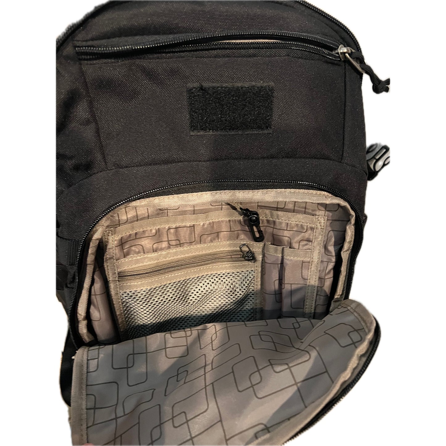 No Label 24L Computer/Tactical Backpack Black