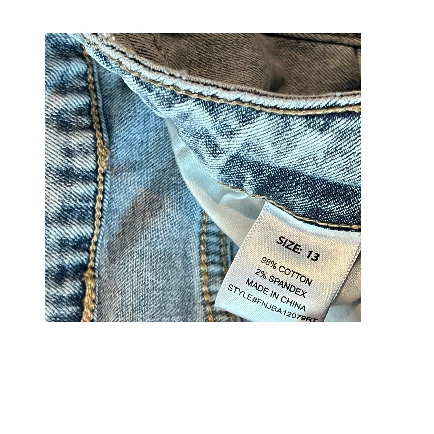 Fashion Nova Slim Straight Jeans Womans Sz 13 31x31