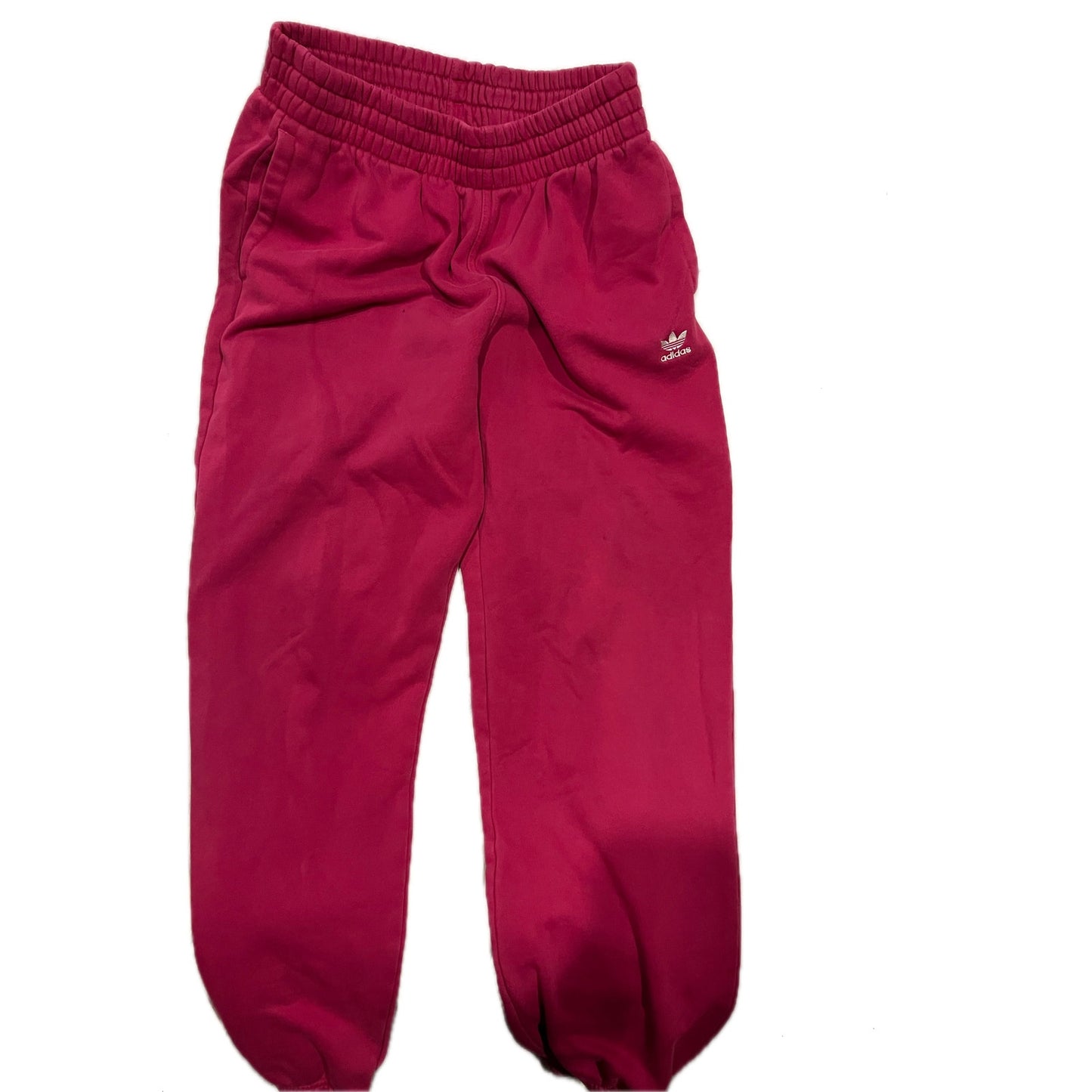 Adidas Pink Crewneck Sweat Suit Womans Large