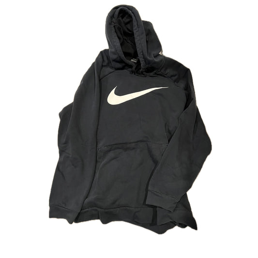 Nike Swoosh Black Pullover Hoodie Mens 3XL