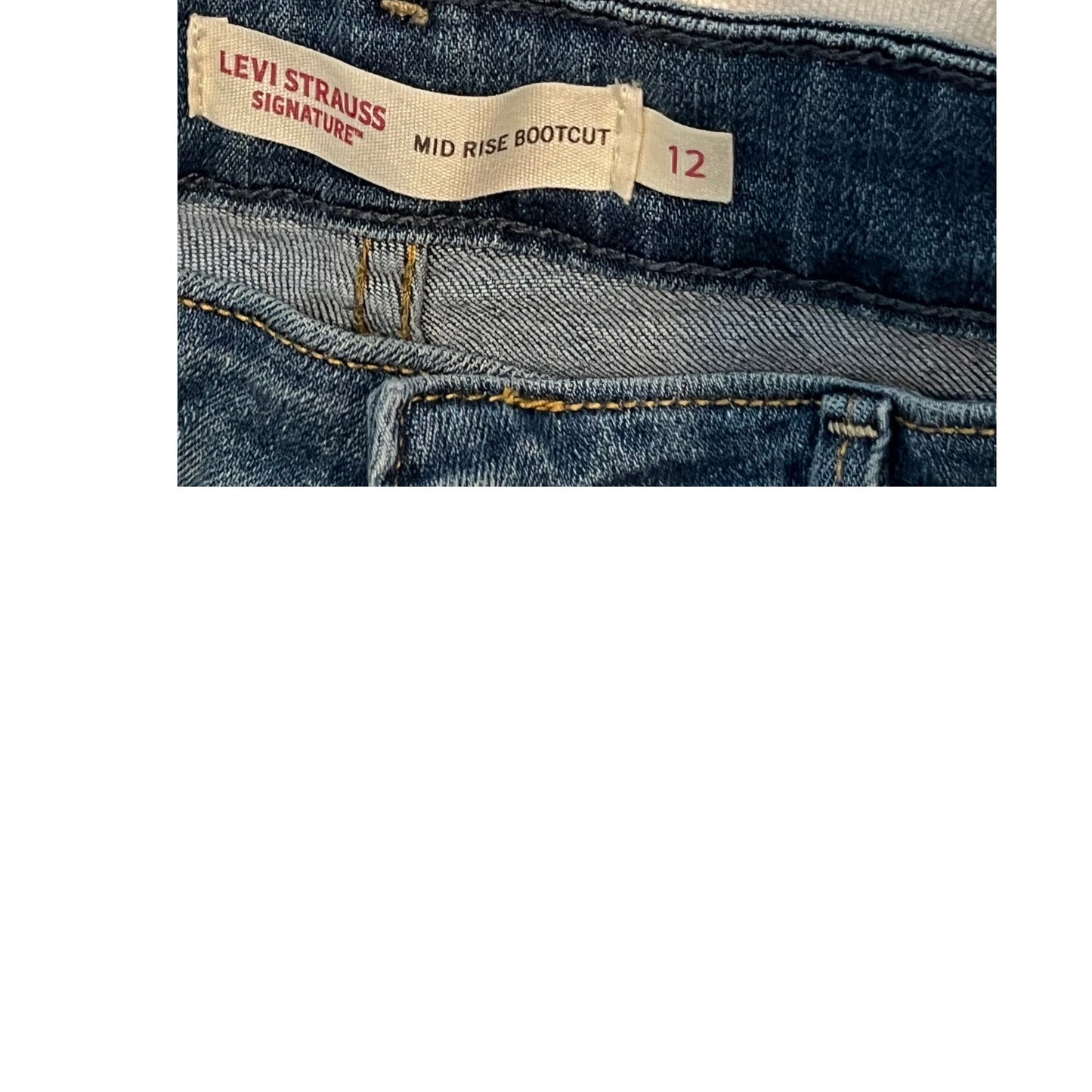 Levi's Signature Jean bootcut taille mi-haute Femme G 12M 31x32