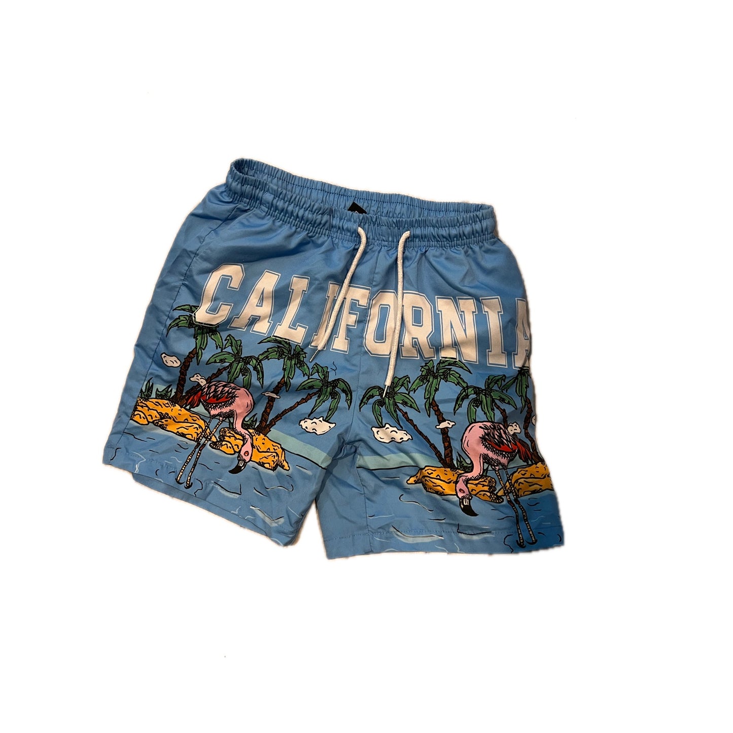 Romwe Short bleu clair Californie Homme M
