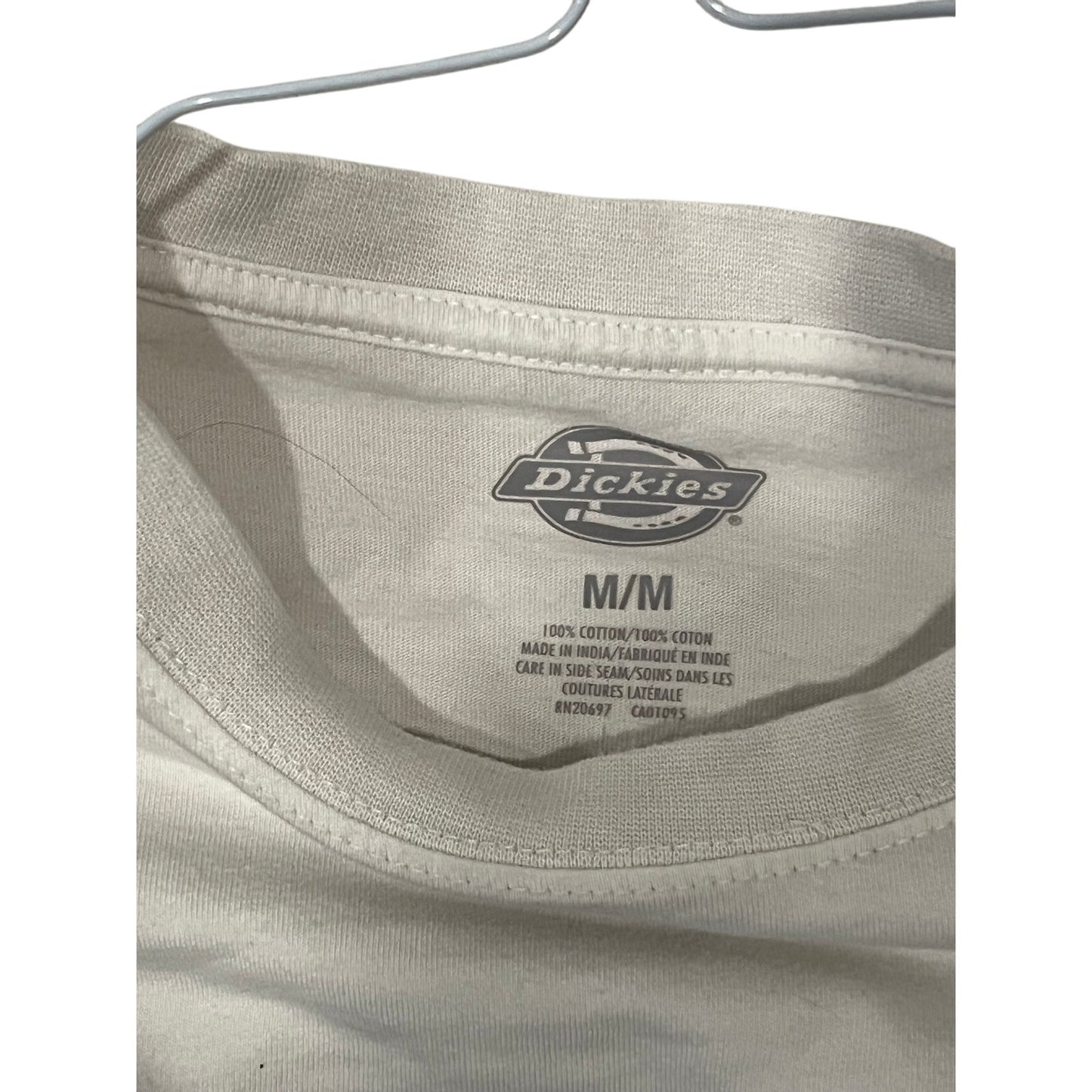 Dickies Workwear White Long Sleeve T-Shirt Mens M