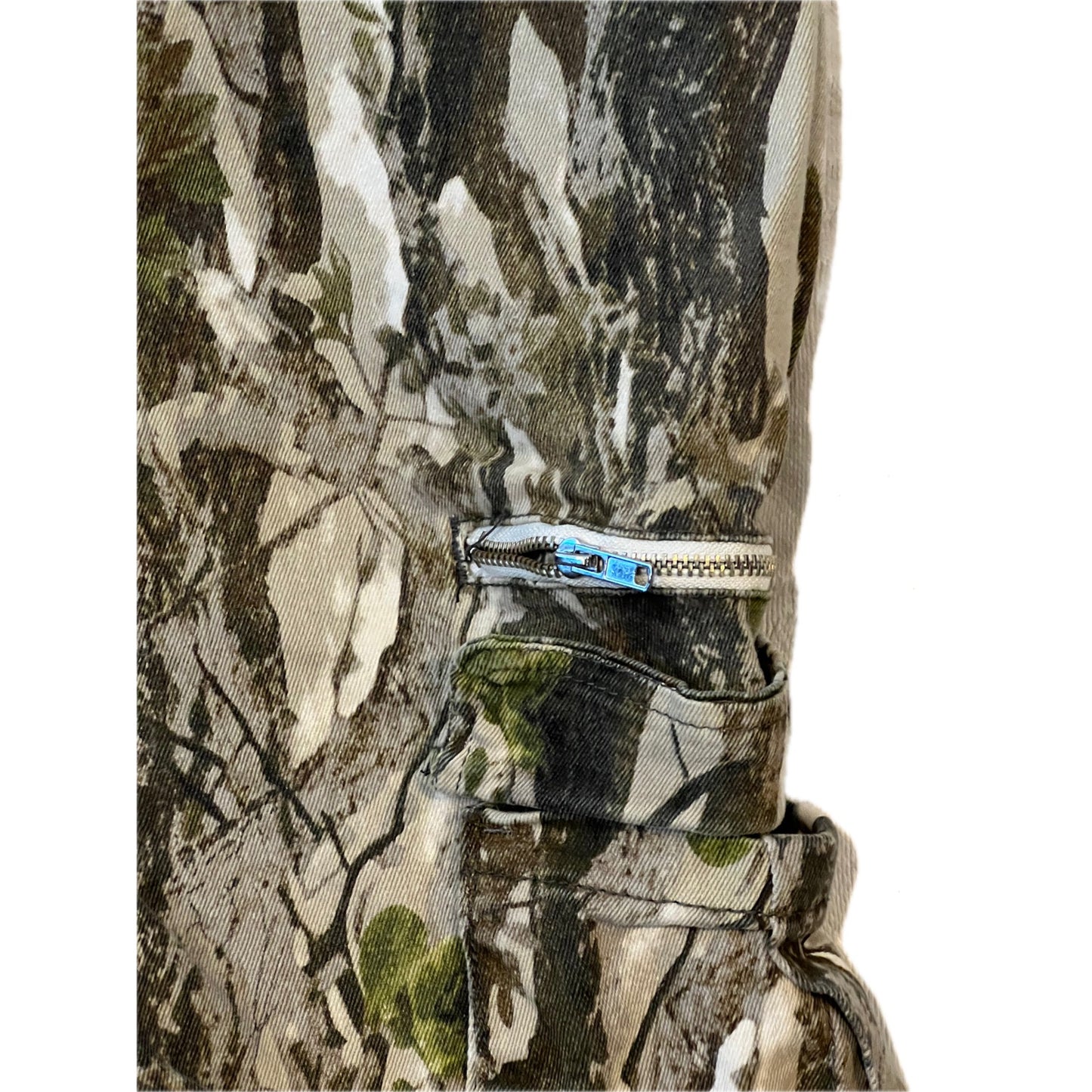 Fashion Nova Flared Cargo Mossy Oak Jeans Mens 32x28