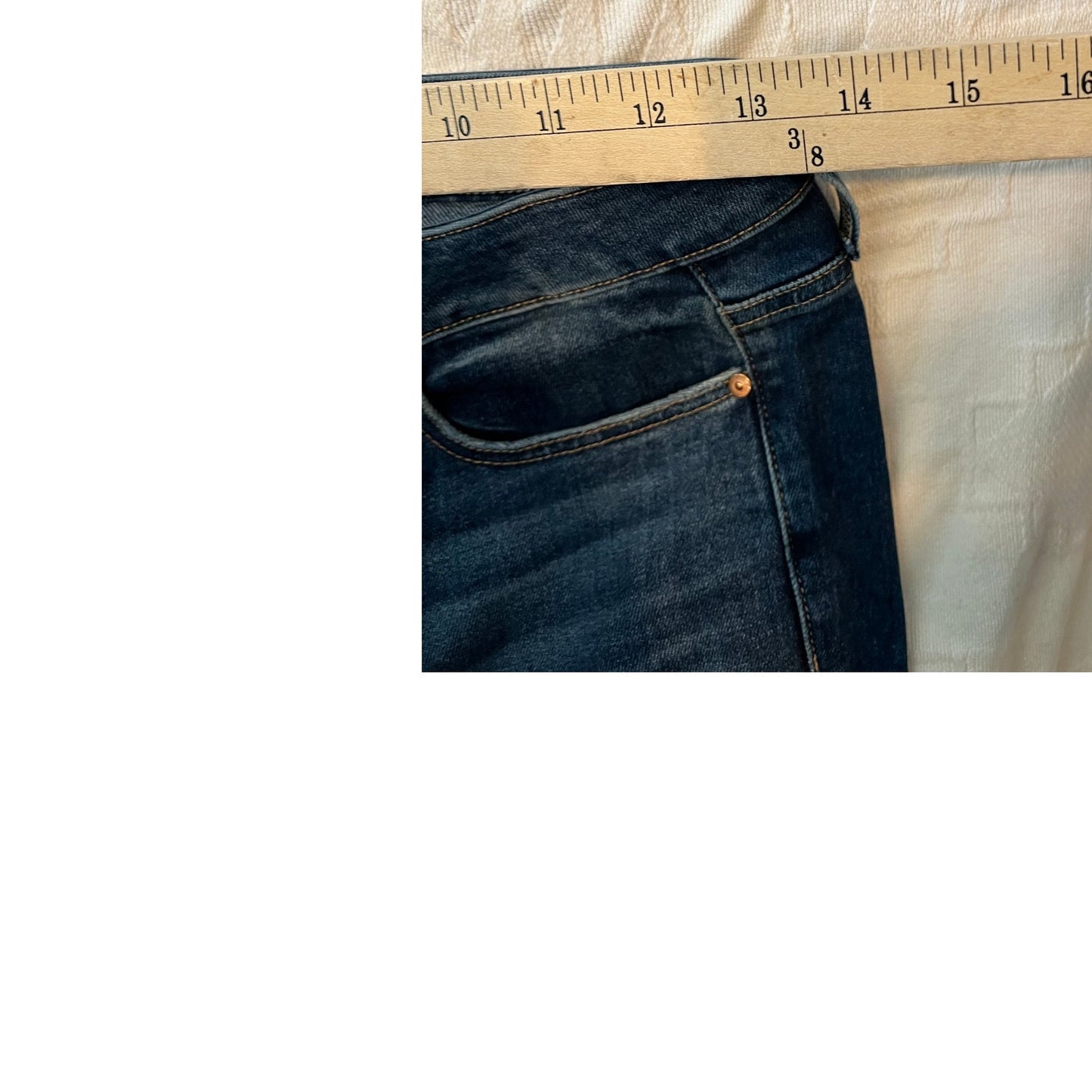 Paige Hoxton Ultra Skinny Blue Jeans Talla 28x30 para mujer