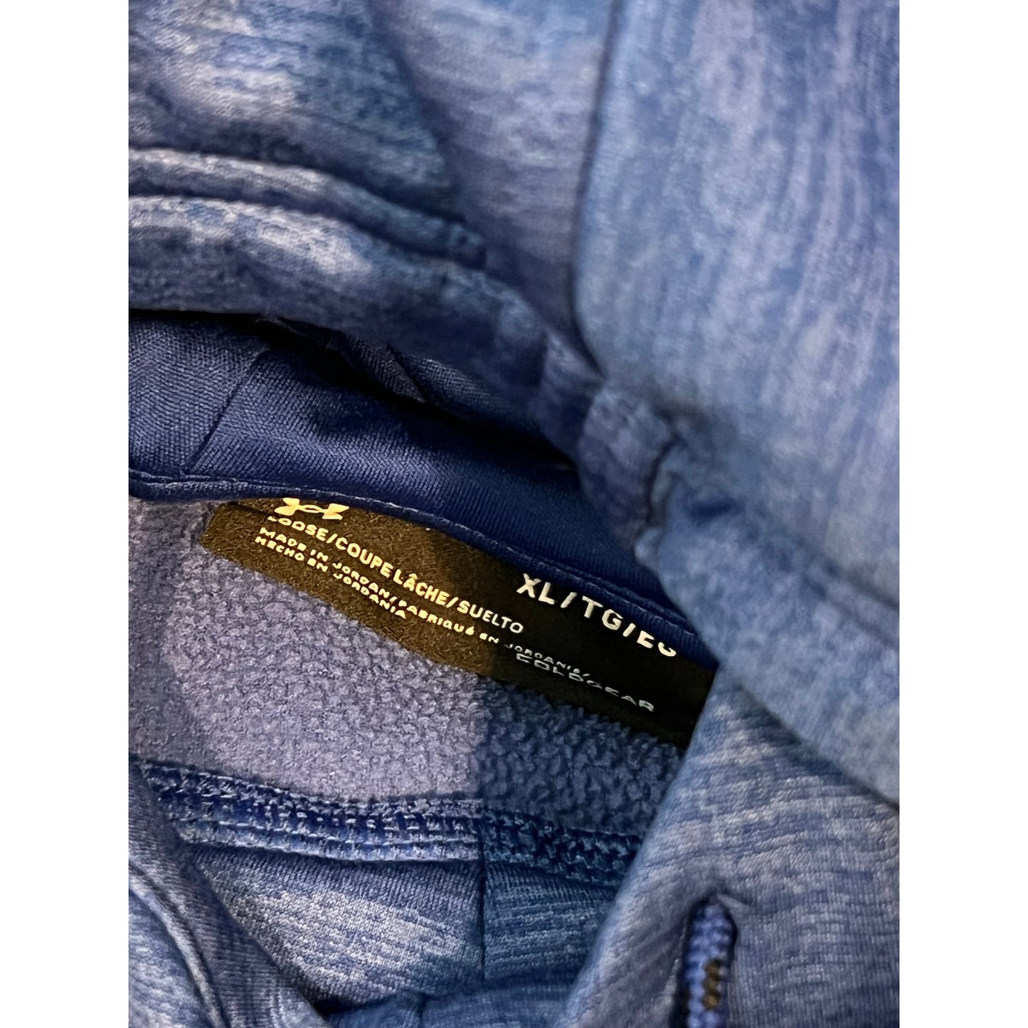 Sweat à capuche Under Armour bleu pour homme Taille XL