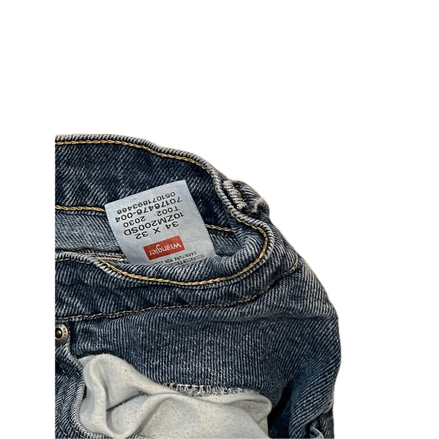 Wrangler Straight Leg Jeans Mens 34x32