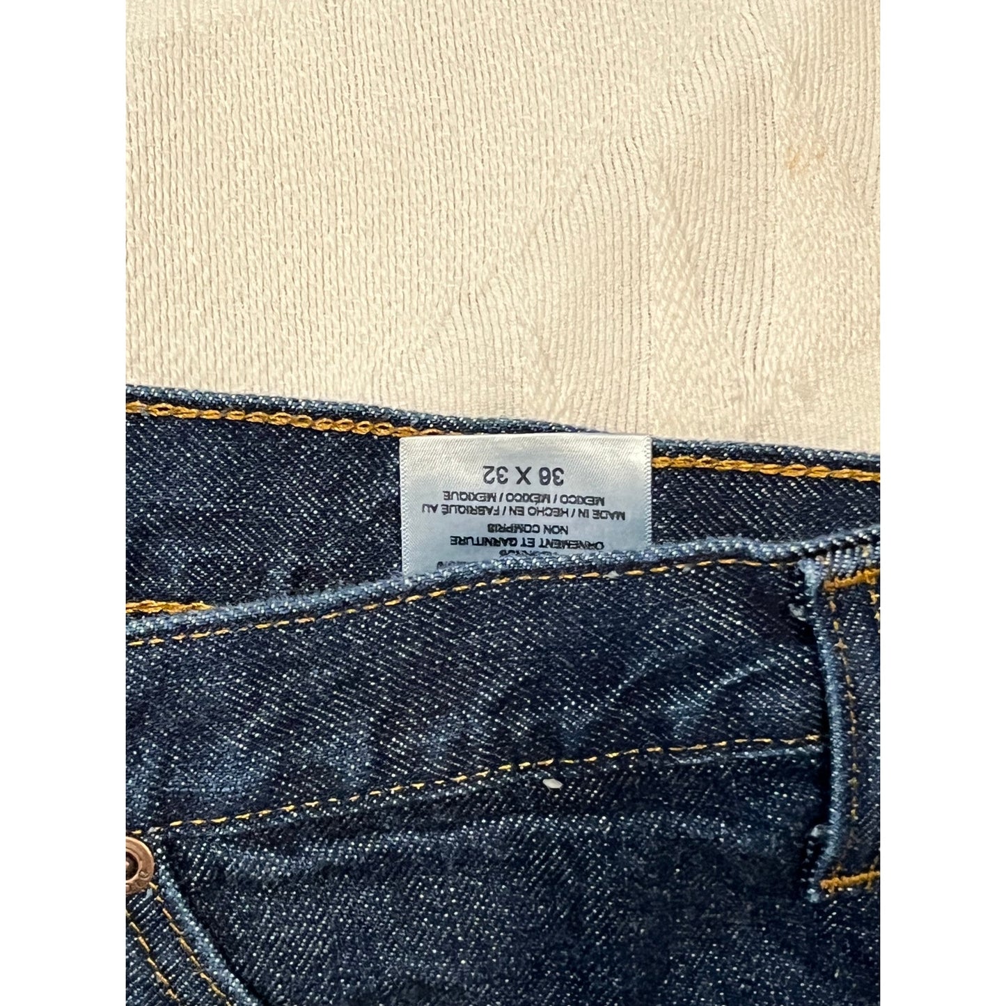 Dickies Relaxed Fit Baggy Blue Jeans Mens 36x32