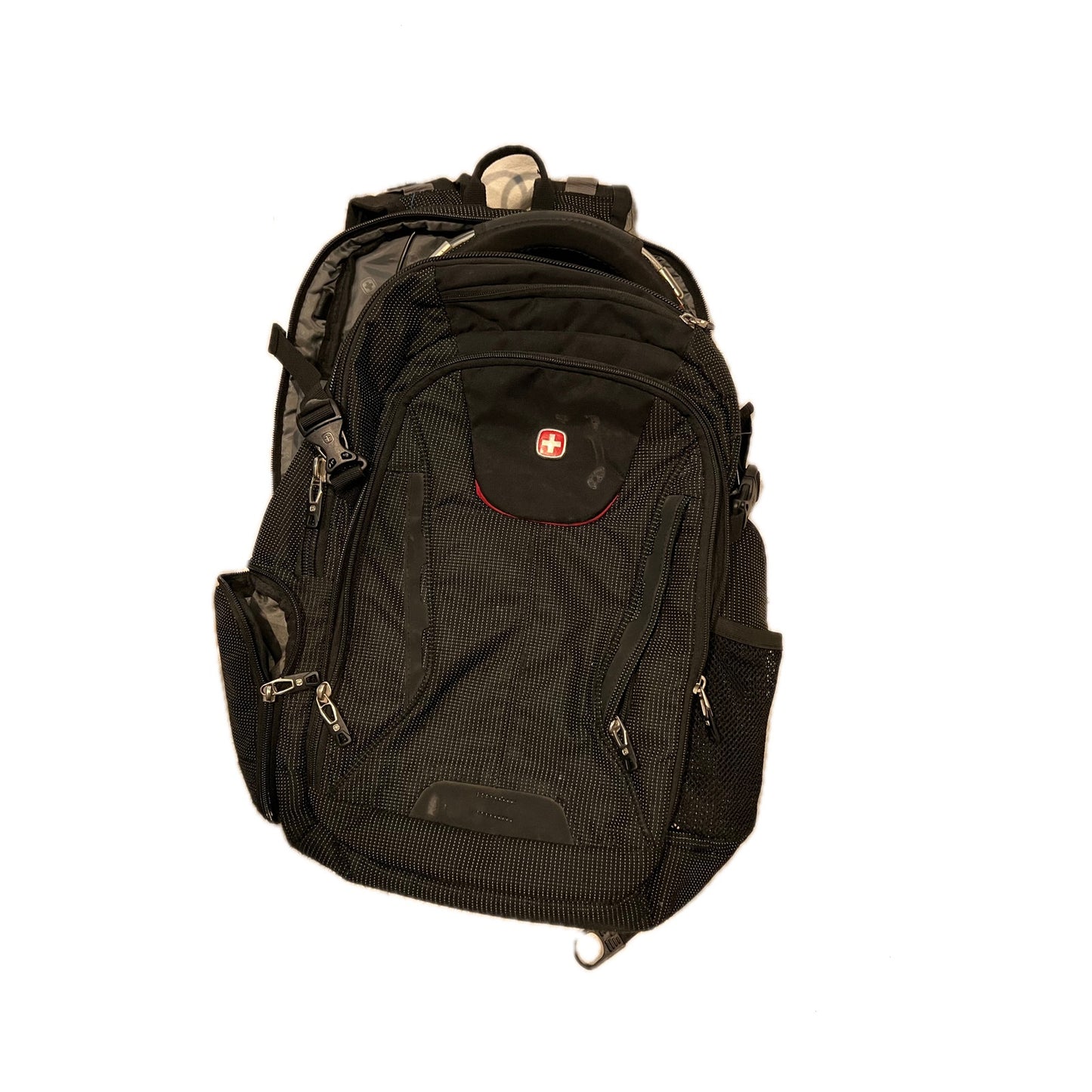 Swiss Gear 5358 ScanSmart Laptop Backpack Black Red