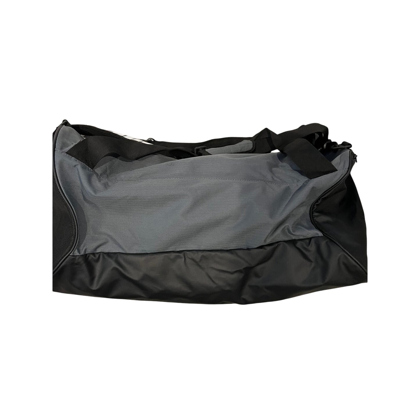 Nike Brasilia 9.5 Gray Black Medium 60L Duffel Gym Bag